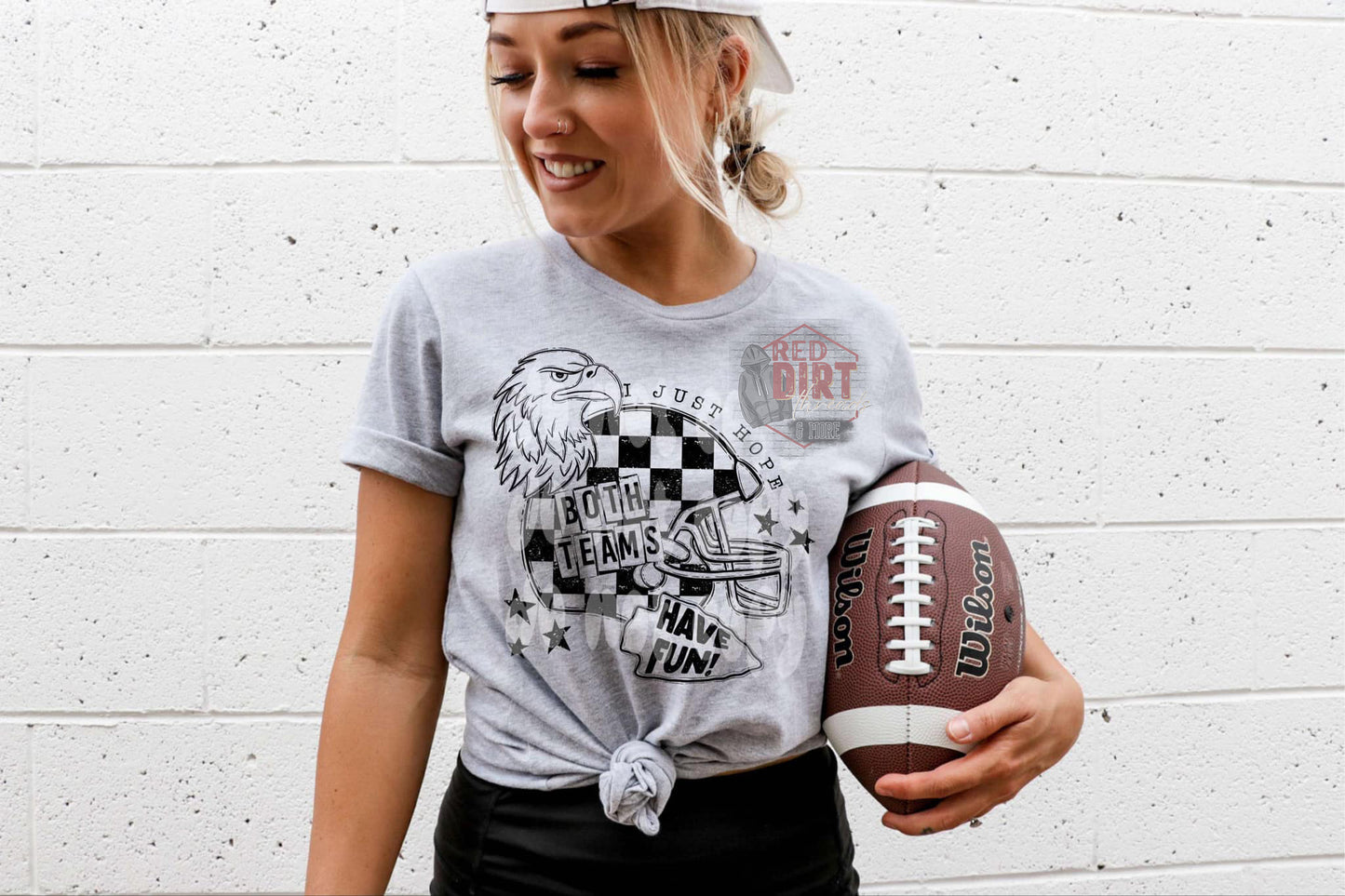 I Just Hope Both Teams Have Fun T-Shirt | Trendy Football Shirt | Fast Shipping | Super Soft Shirts for Men/Women/Kid's | Bella Canvas