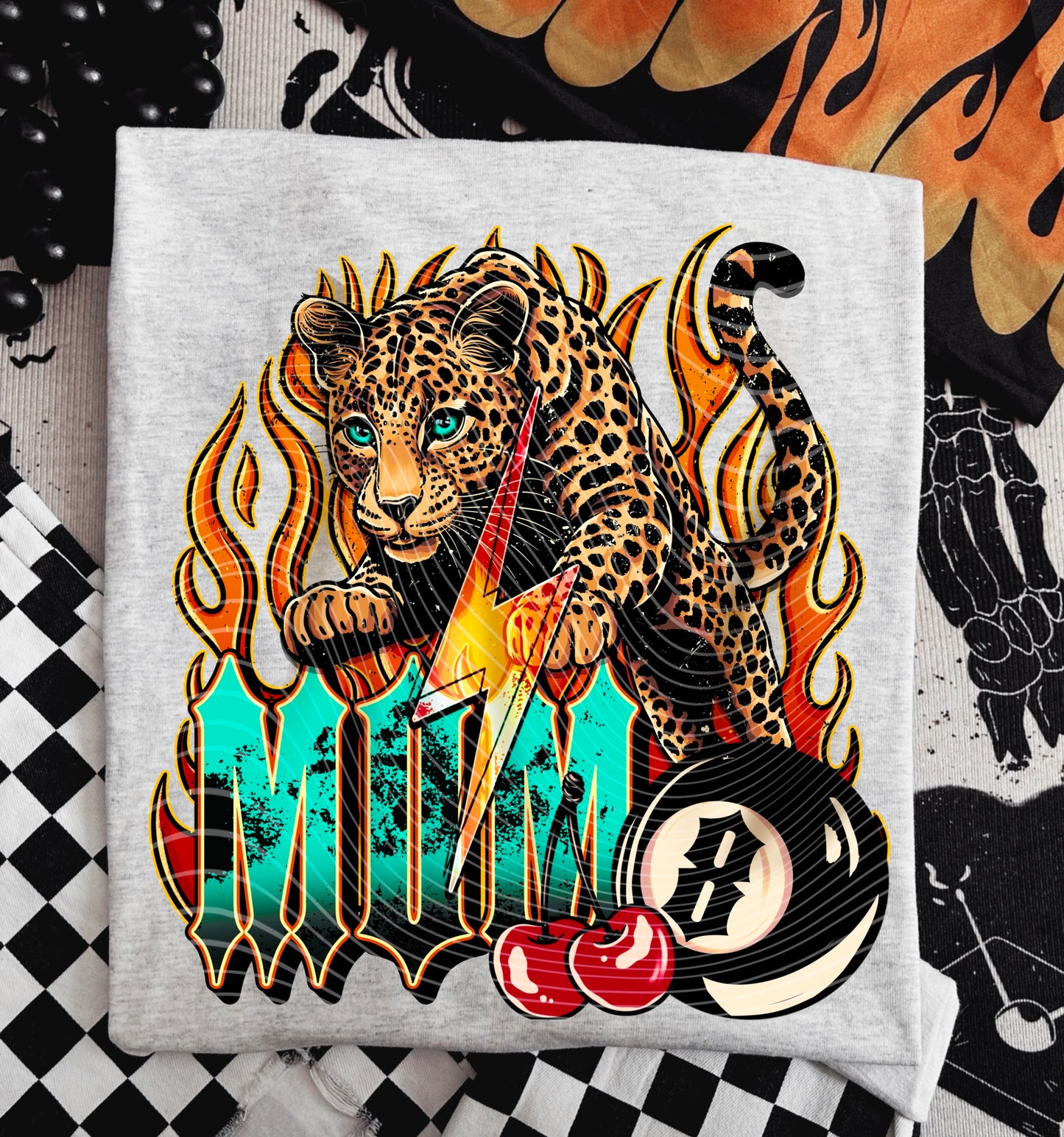 Mom Leopard DTF Transfer | Trendy Mom DTF Transfer | High Quality Image Transfers | Ready to Press | Instant Peel