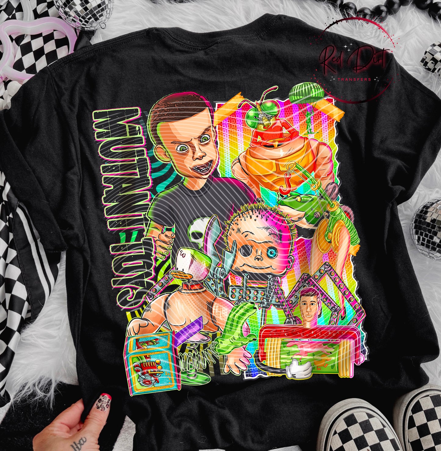 Mutant Toys DTF Transfer | Trendy Throwback Movie DTF Transfer | High Quality Image Transfers | Ready to Press | Instant Peel