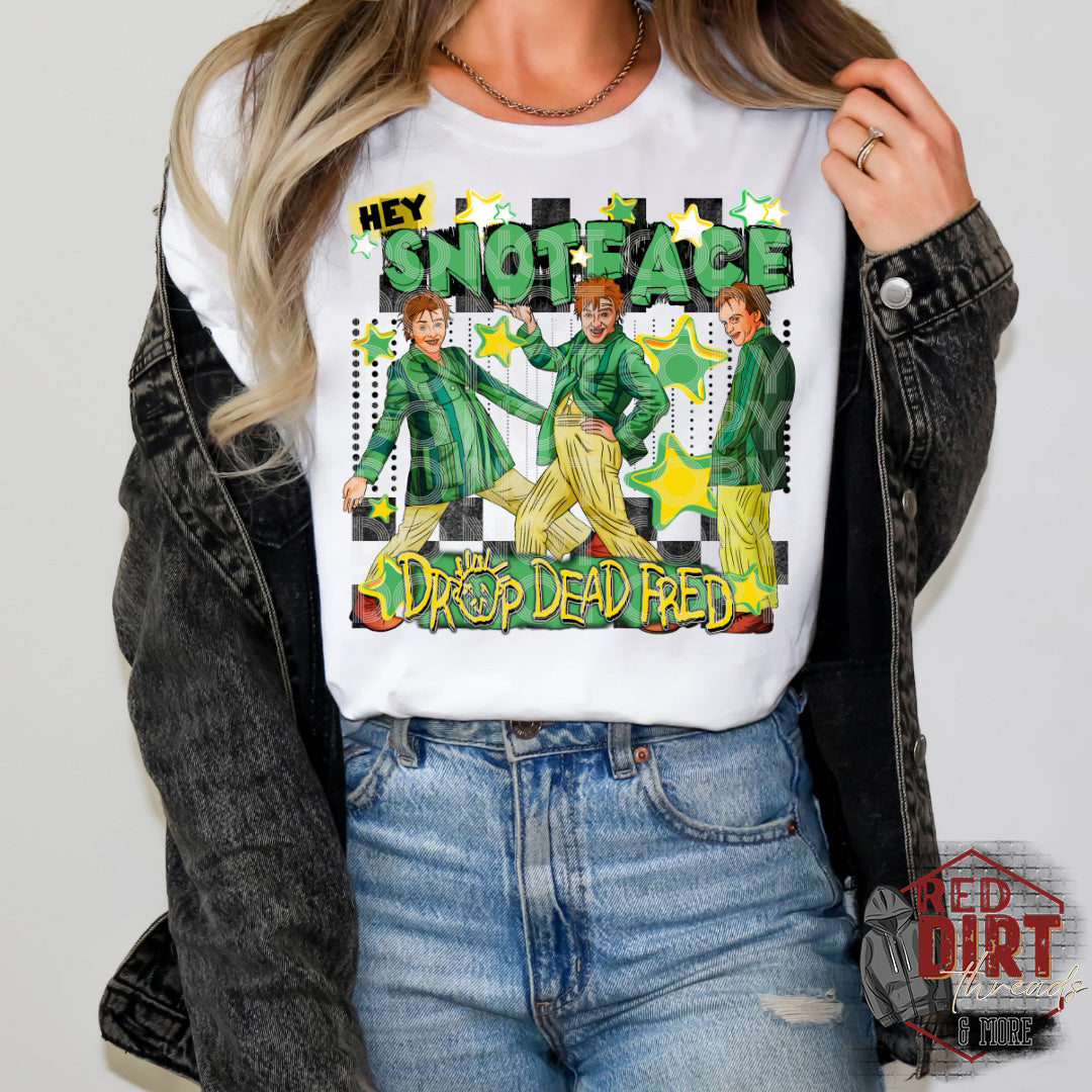 Snot Face DTF Transfer | Trendy Throwback DTF Transfer | Ready to Press | High Quality DTF Transfers | Fast Shipping