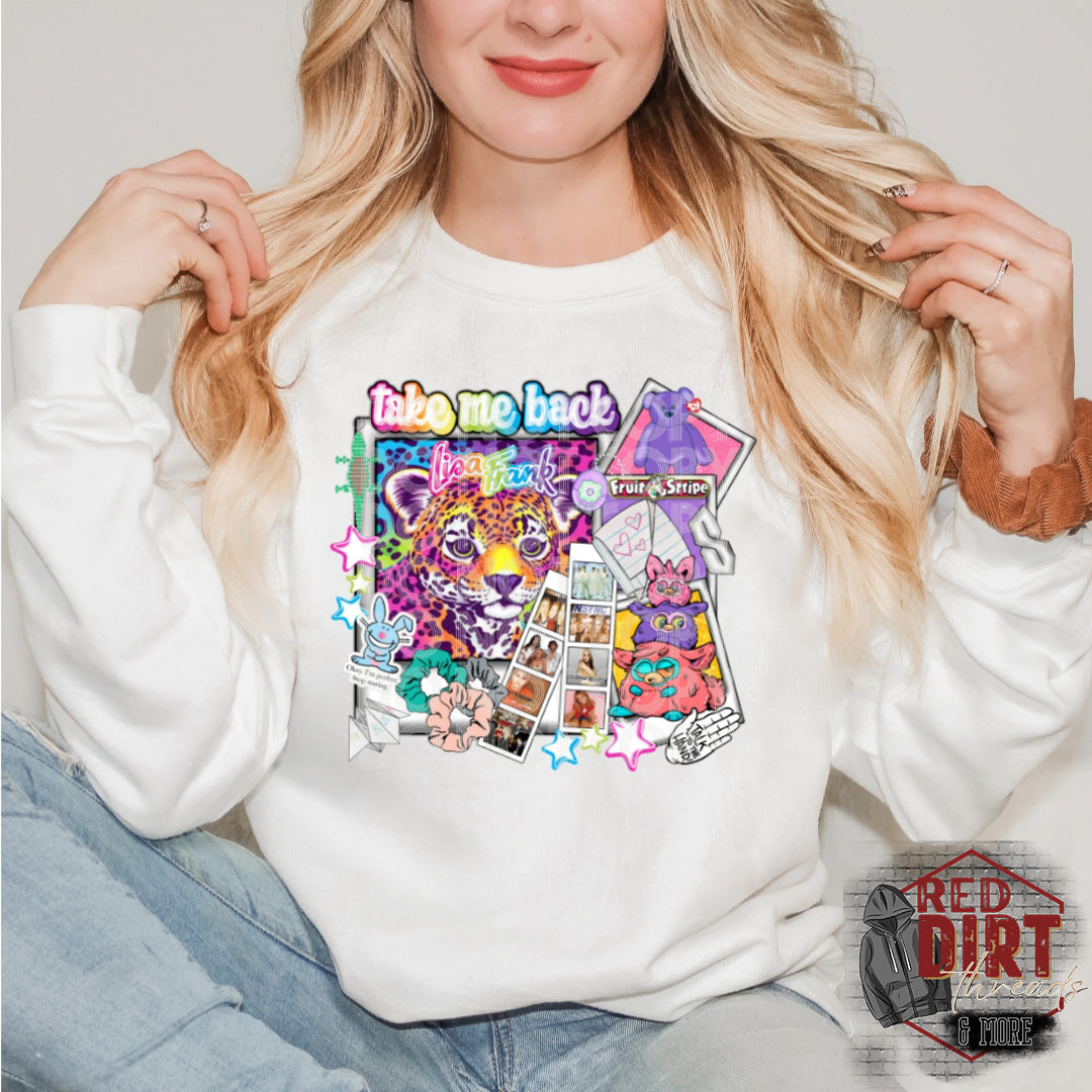 Take Me Back DTF Transfer | Trendy Throwback DTF Transfer | Ready to Press | High Quality DTF Transfers | Fast Shipping