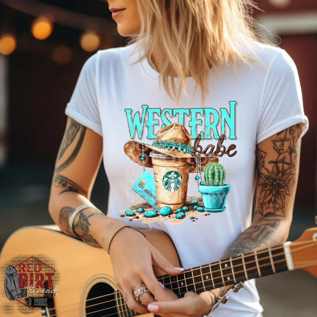 Western Babe DTF Transfer | Trendy Boho DTF Transfer | High Quality Image Transfers | Ready to Press | Fast Shipping