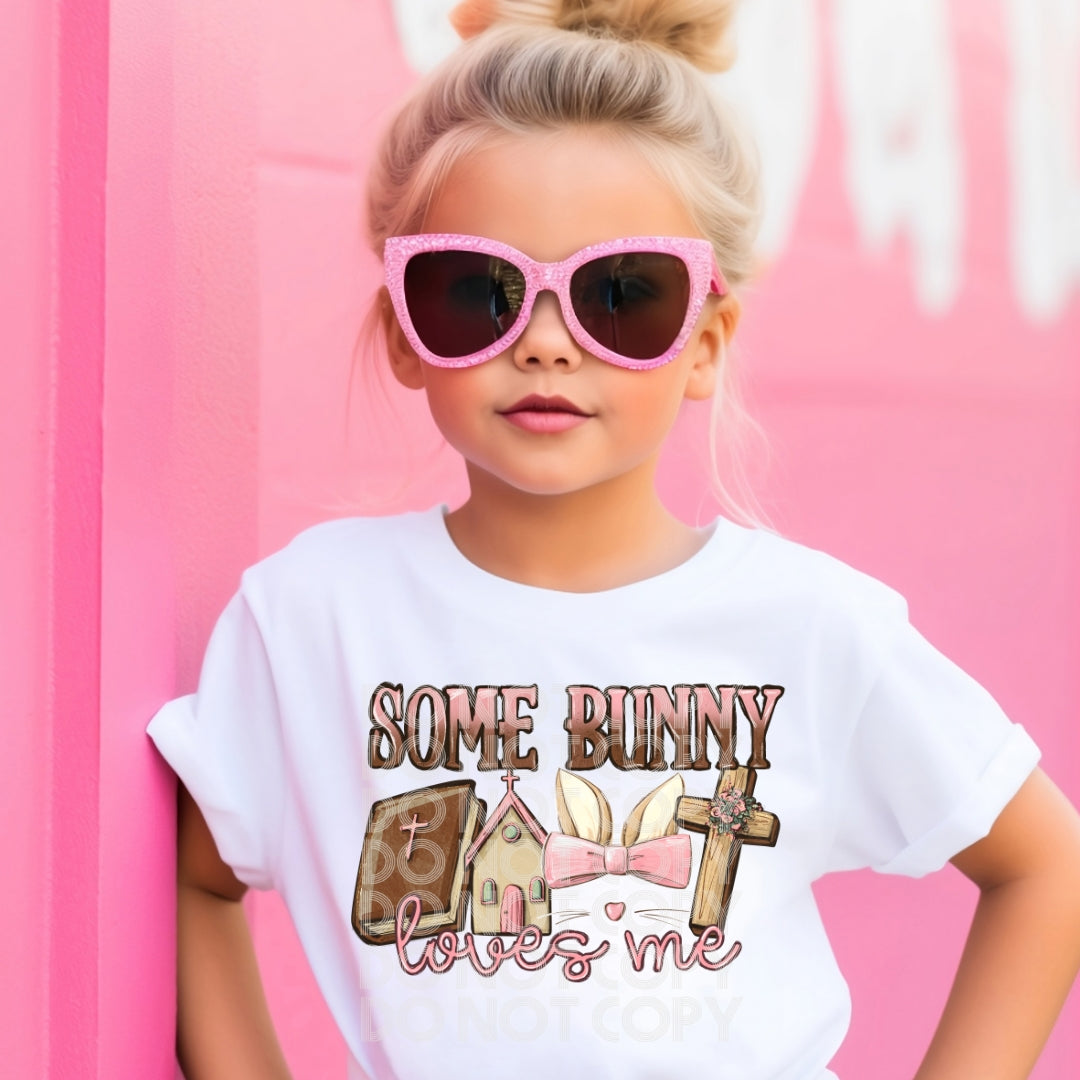 Some Bunny Loves Me DTF Transfer | Trendy Easter DTF Transfer | Ready to Press | High Quality DTF Transfers | Fast Shipping