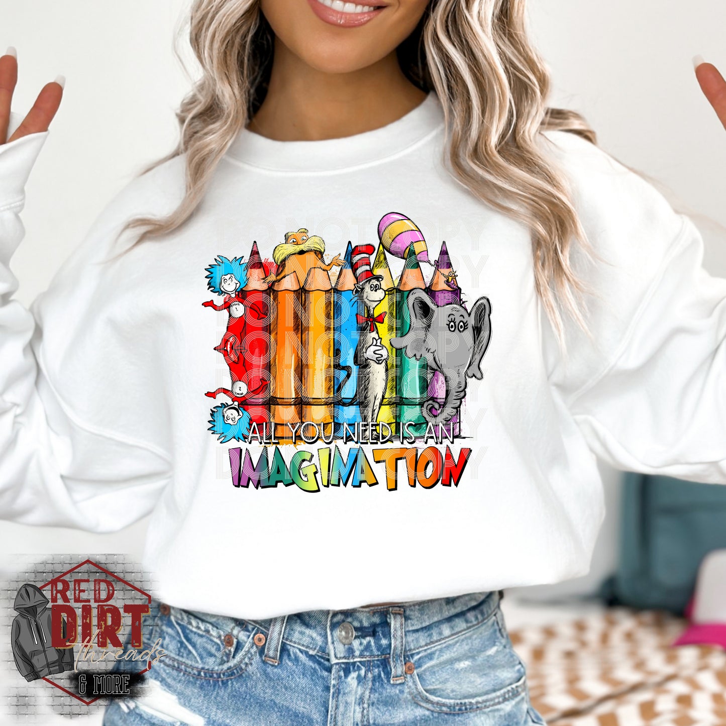 All You Need is an Imagination DTF Transfer | Trendy School DTF Transfer | High Quality Image Transfers | Ready to Press | Fast Shipping