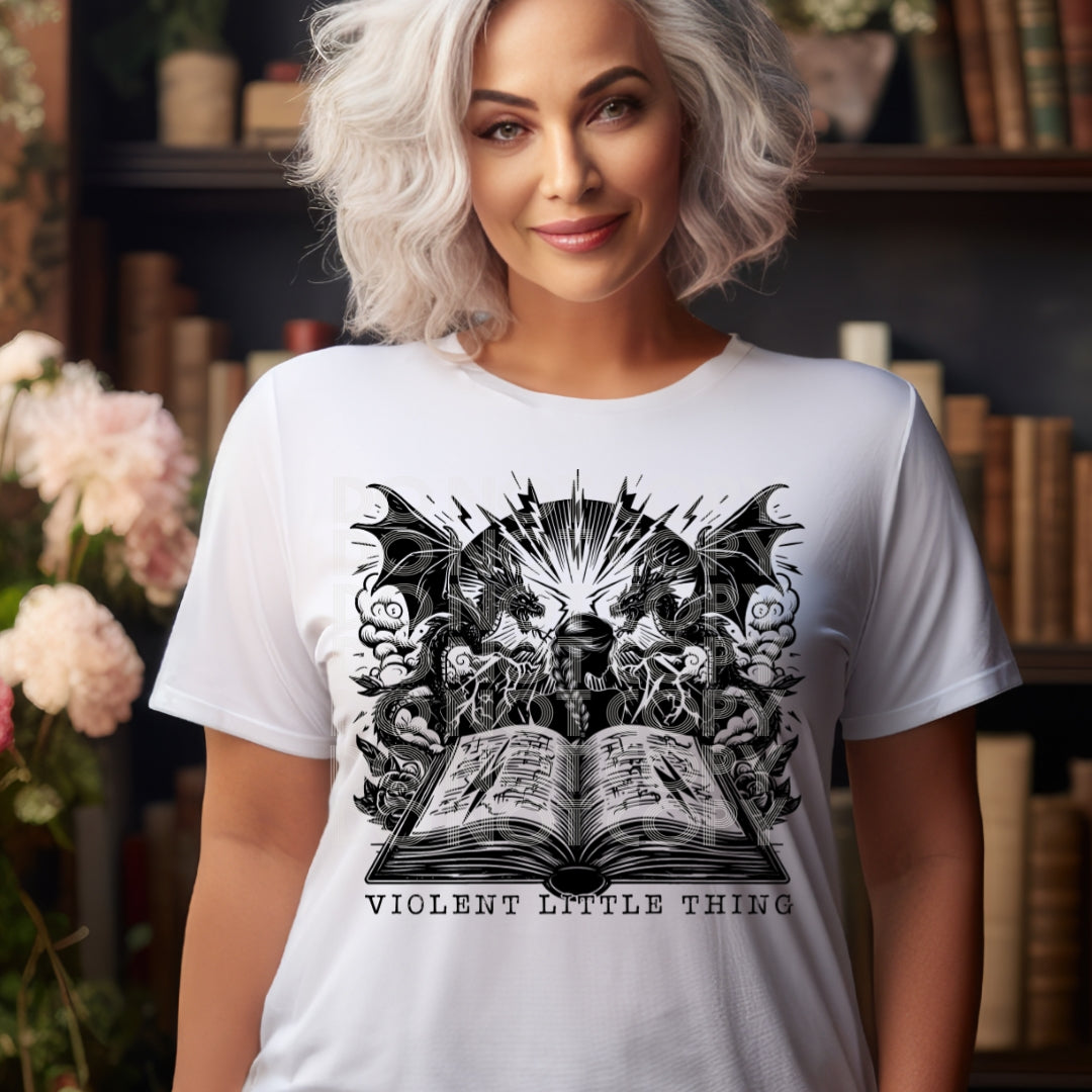 Violent Little Thing T-Shirt | Trendy Bookish Shirt | Fast Shipping | Super Soft Shirts for Men/Women/Kid's