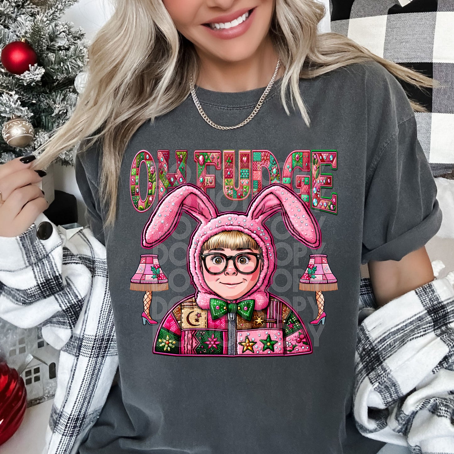 Oh Fudge DTF Transfer | Christmas DTF Transfer | Ready to Press | High Quality DTF Transfers | Fast Shipping