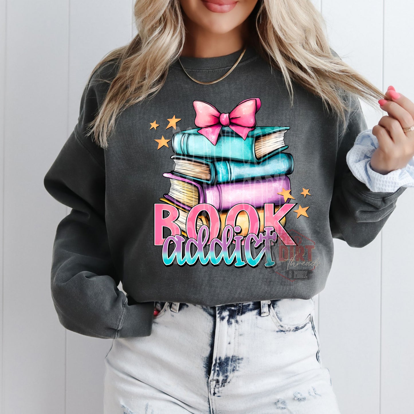 Book Addict DTF Transfer | Trendy Bookish DTF Transfer | Ready to Press | High Quality DTF Transfers | Fast Shipping