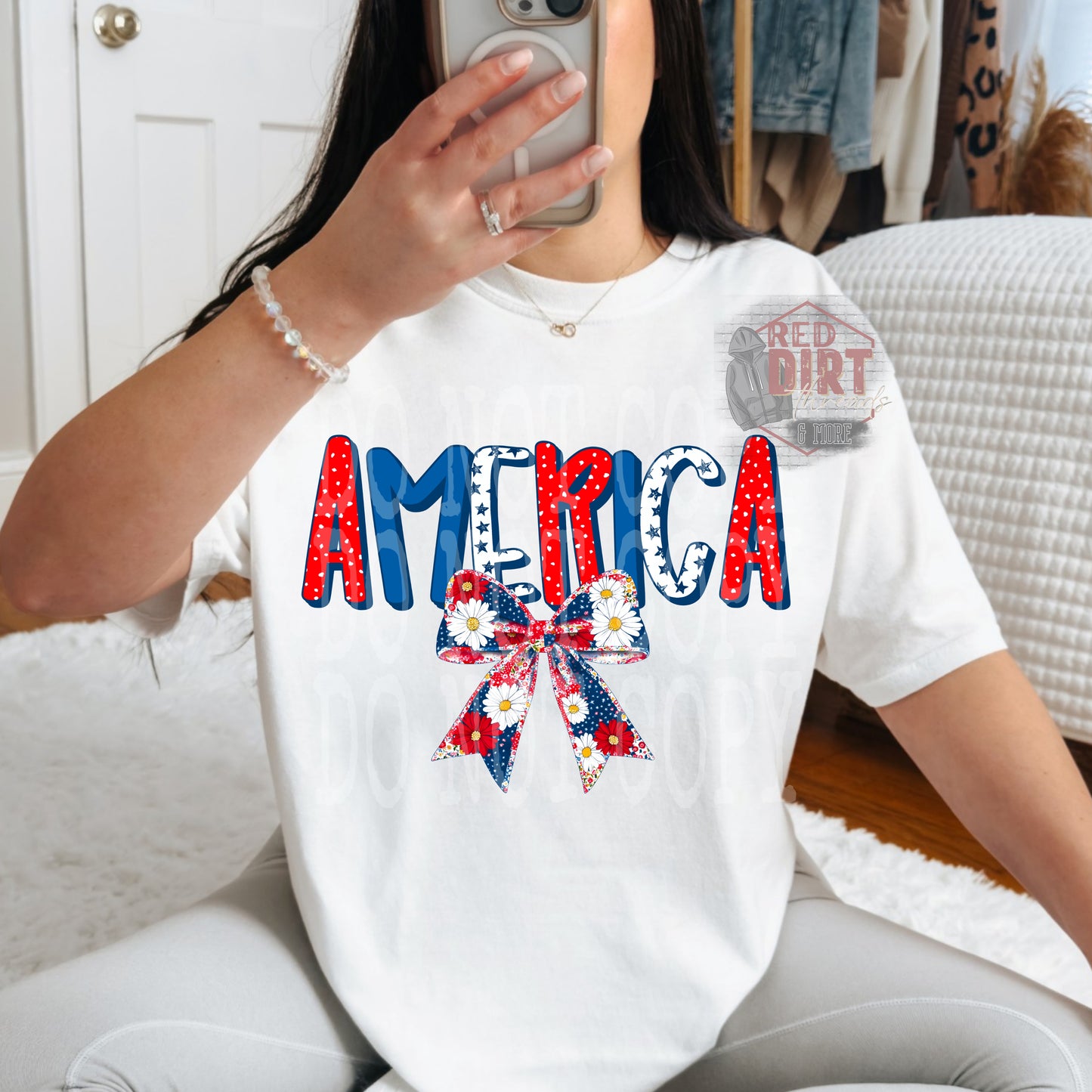 America DTF Transfer | Trendy Independence Day DTF Transfer | High Quality Image Transfers | Ready to Press | Fast Shipping