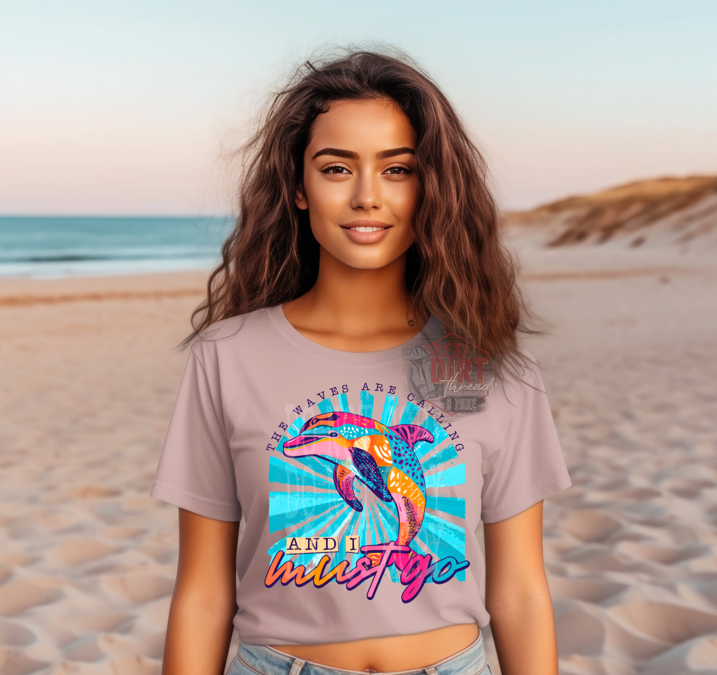 The Waves are Calling and I Must Go DTF Transfer | Trendy Summer DTF Transfer | High Quality Image Transfers | Ready to Press | Fast Shipping