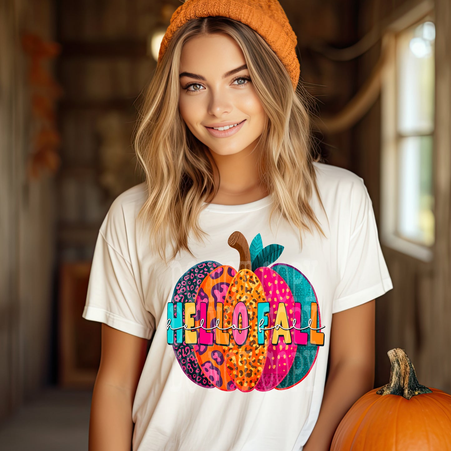 Hello Fall DTF Transfer | Trendy Fall DTF Transfer | High Quality Image Transfers | Ready to Press | Instant Peel