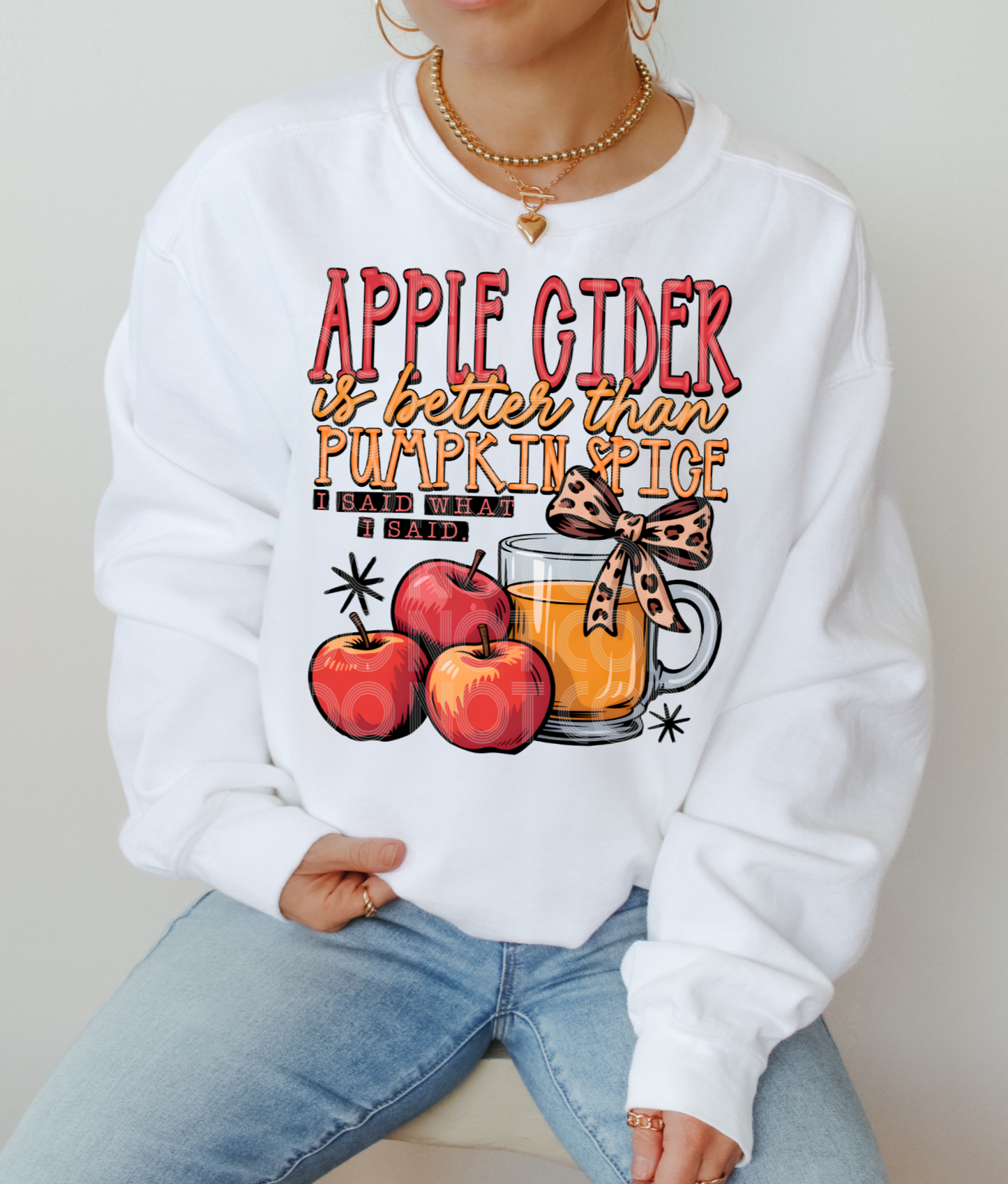 Apple Cider is Better Than Pumpkin Spice DTF Transfer | Trendy Fall DTF Transfer | High Quality Image Transfers | Ready to Press | Instant Peel