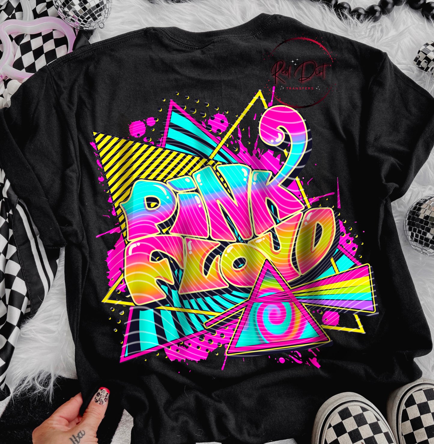 Neon Rock Band P* DTF Transfer | Trendy Rock Music DTF Transfer | High Quality Image Transfers | Ready to Press | Instant Peel