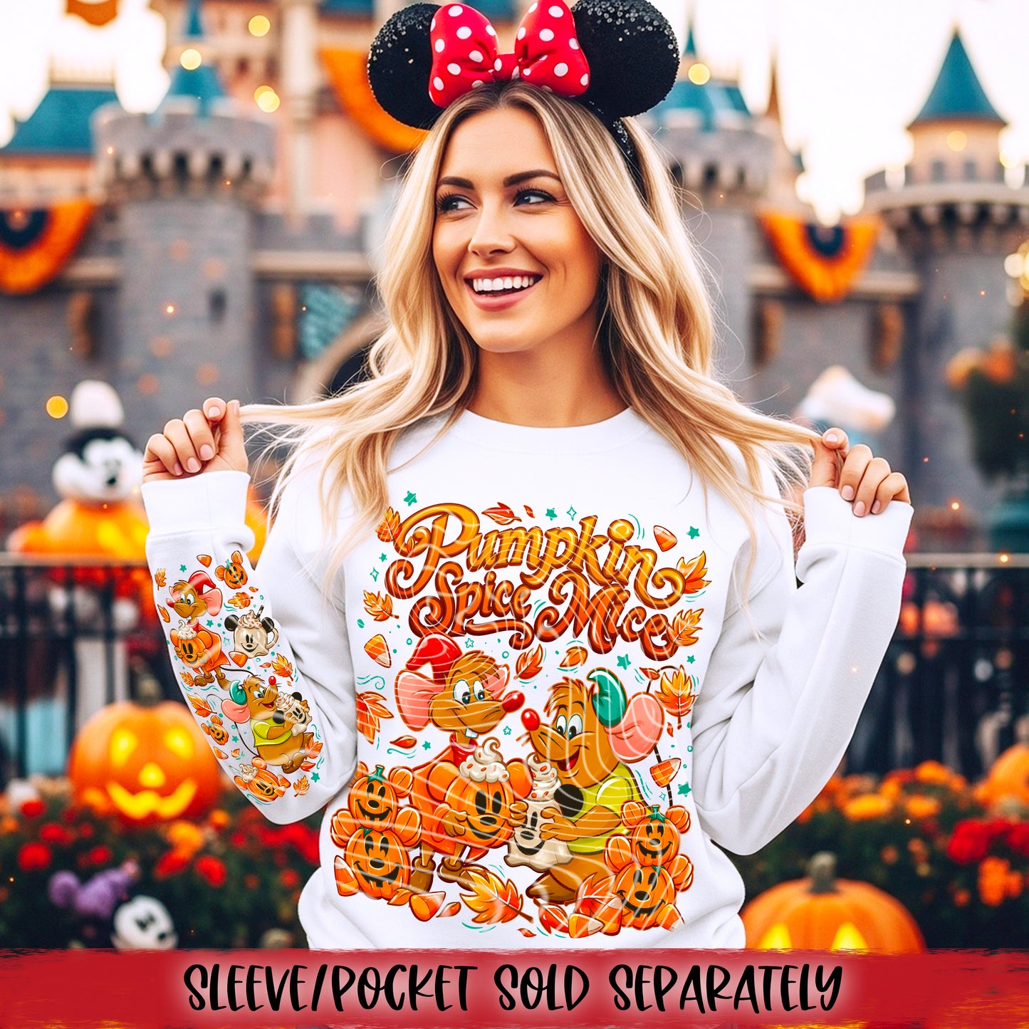 Pumpkin Spice Mice DTF Transfer | Trendy Fall DTF Transfer | High Quality Image Transfers | Ready to Press | Instant Peel