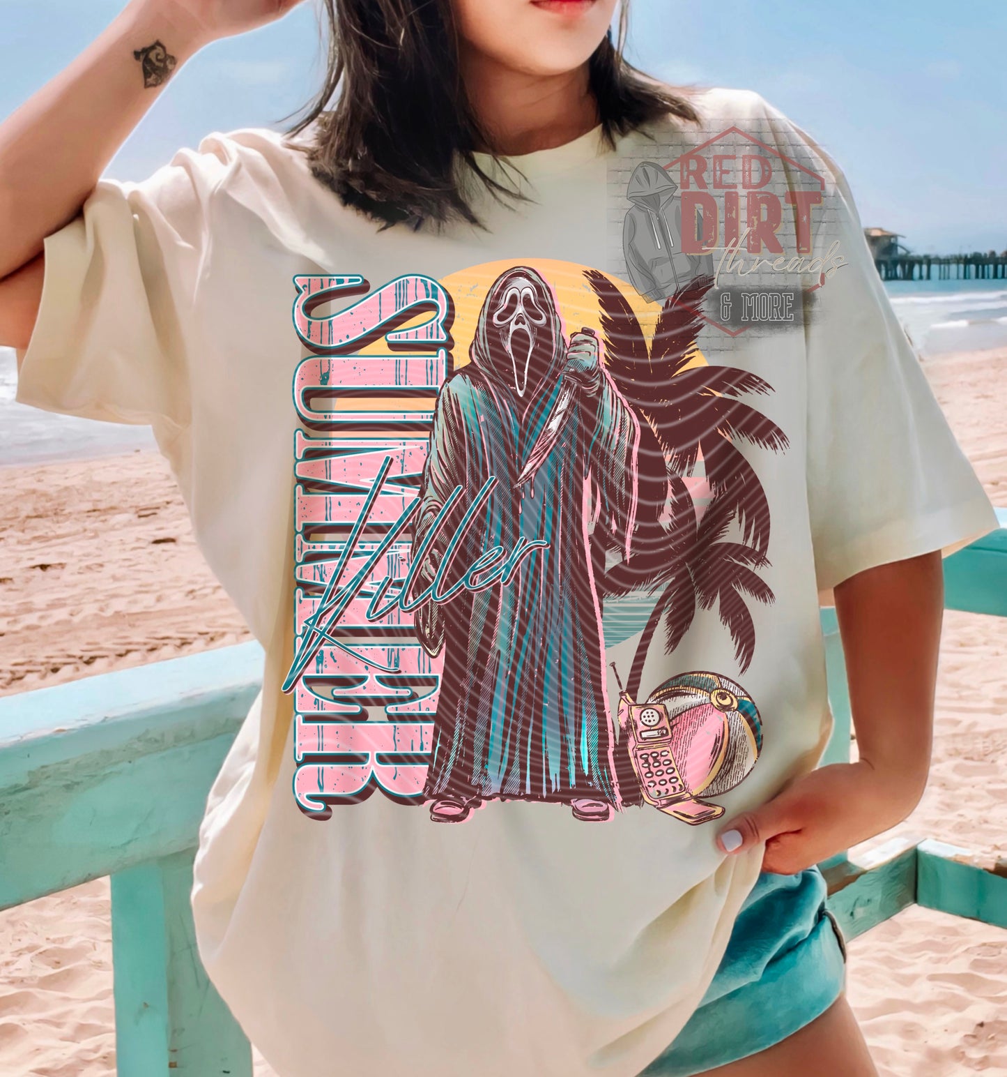 Killer Summer DTF Transfer | Trendy Horror Characters DTF Transfer | High Quality Image Transfers | Ready to Press | Fast Shipping