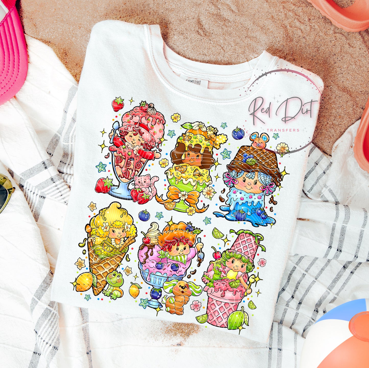Shortcake Ice Cream DTF Transfer | Trendy Summer DTF Transfer | High Quality Image Transfers | Ready to Press | Fast Shipping