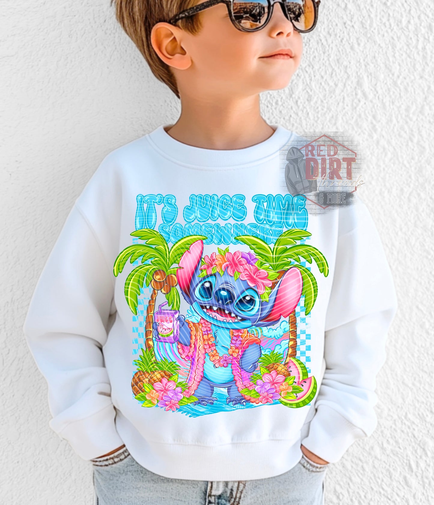 It's Juice Time Somewhere (Blue) DTF Transfer | Trendy DTF Transfer | High Quality Image Transfers | Ready to Press | Fast Shipping