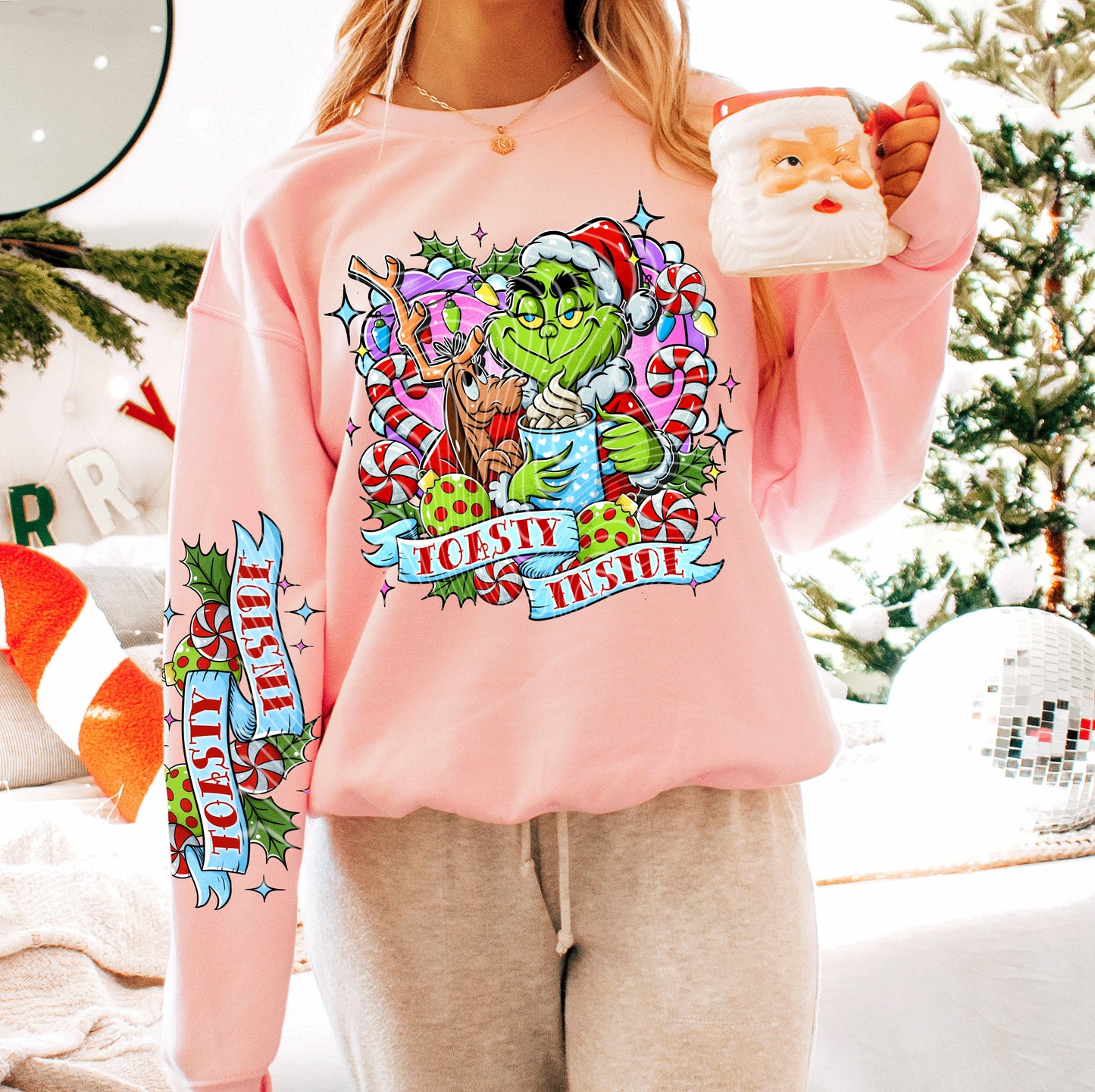 Toasty Inside DTF Transfer | Trendy Christmas DTF Transfer | Ready to Press | High Quality DTF Transfers | Fast Shipping