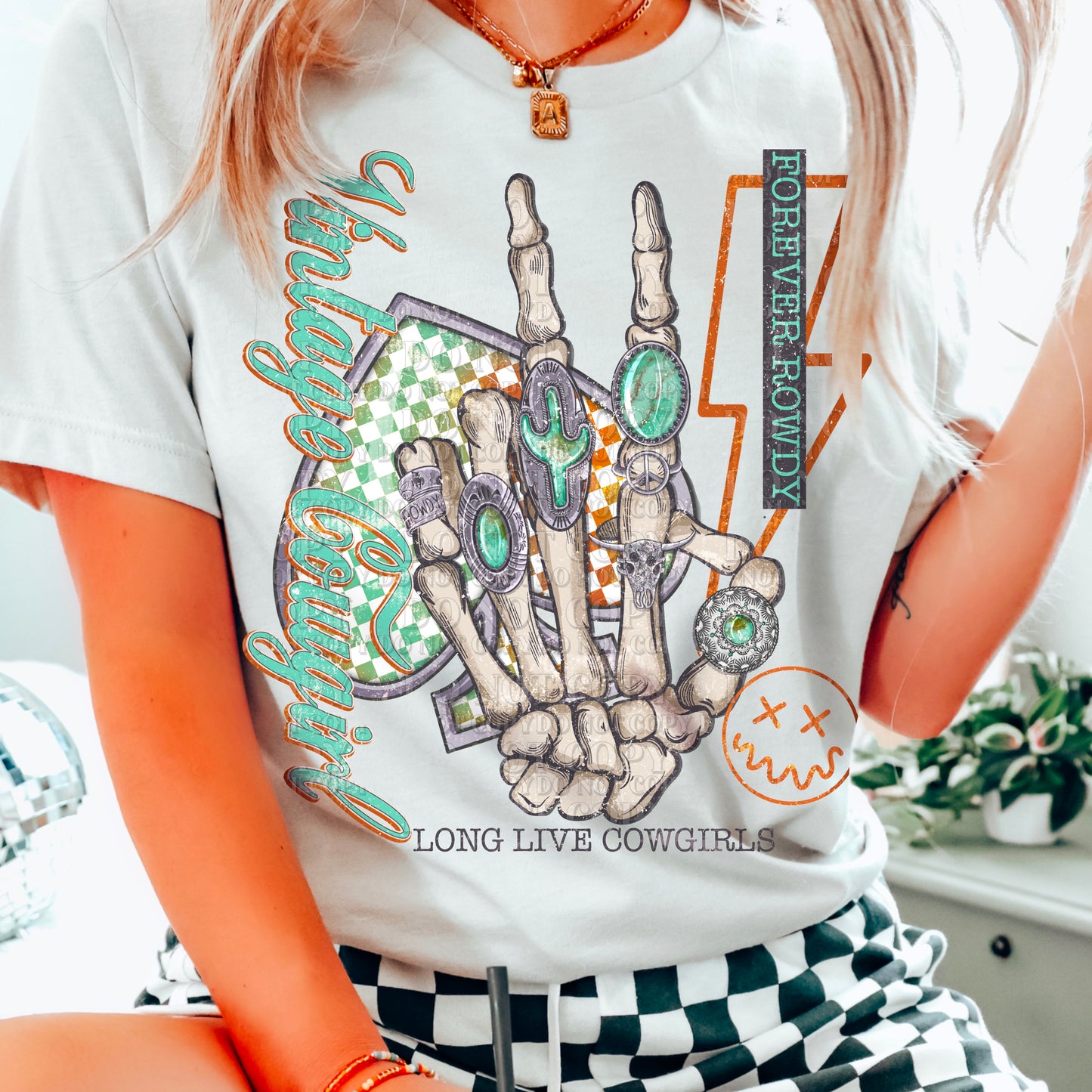 Vintage Cowgirl DTF Transfer | Trendy Boho DTF Transfer | Ready to Press | High Quality DTF Transfers | Fast Shipping