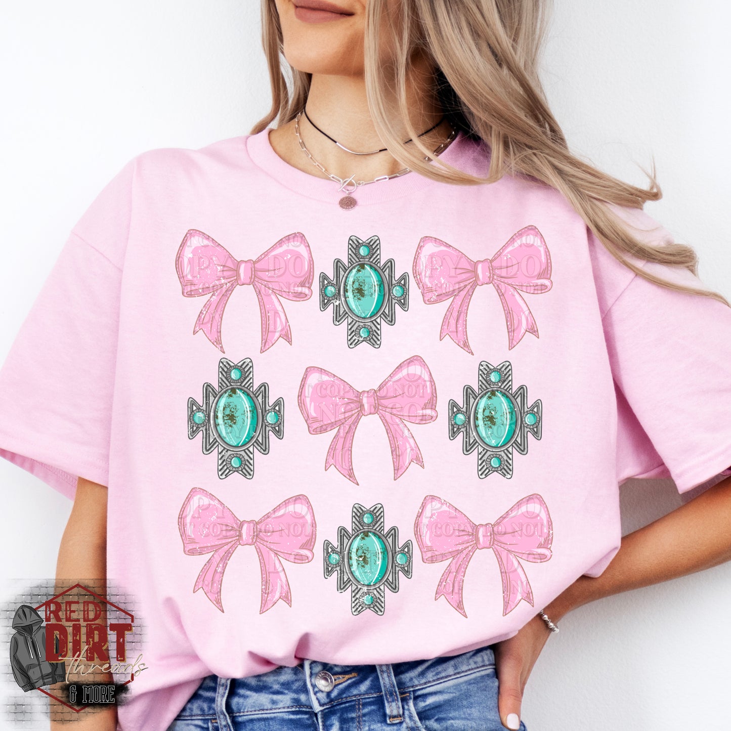 Western Bow DTF Transfer | Trendy Boho DTF Transfer | Ready to Press | High Quality DTF Transfers | Fast Shipping