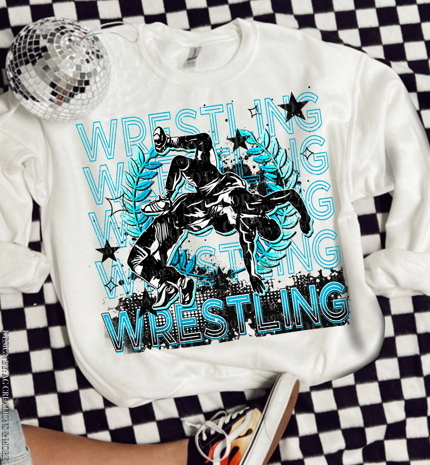 Wrestling DTF Transfer | Trendy Sports DTF Transfer | Ready to Press | High Quality DTF Transfers | Fast Shipping