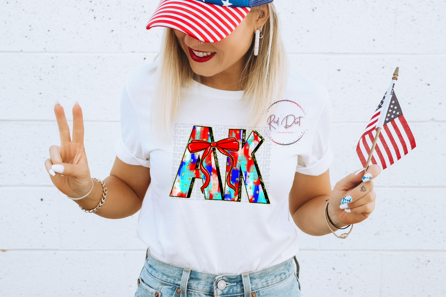 Alaska DTF Transfer | Trendy Independence Day DTF Transfer | High Quality Image Transfers | Ready to Press | Fast Shipping