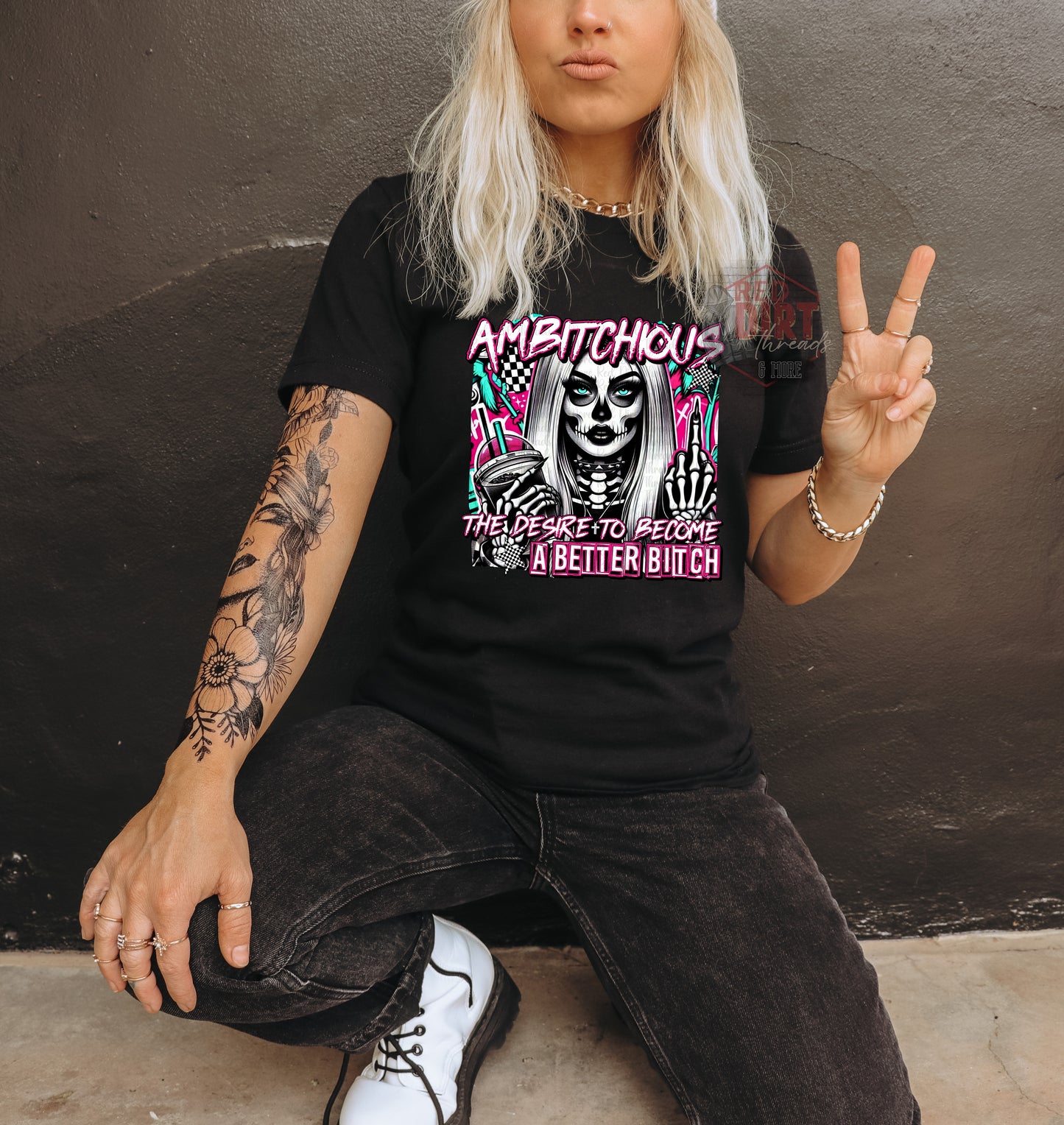 Ambitchious DTF Transfer | Trendy Snarky DTF Transfer | High Quality Image Transfers | Ready to Press | Fast Shipping