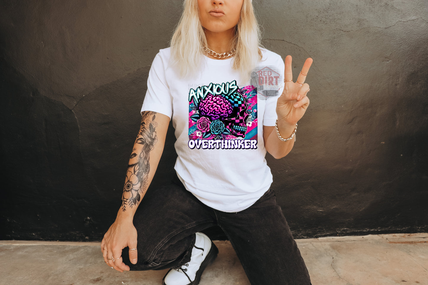 Anxious Overthinker T-Shirt | Trendy Snarky Shirt | Fast Shipping | Super Soft Shirts for Men/Women/Kid's