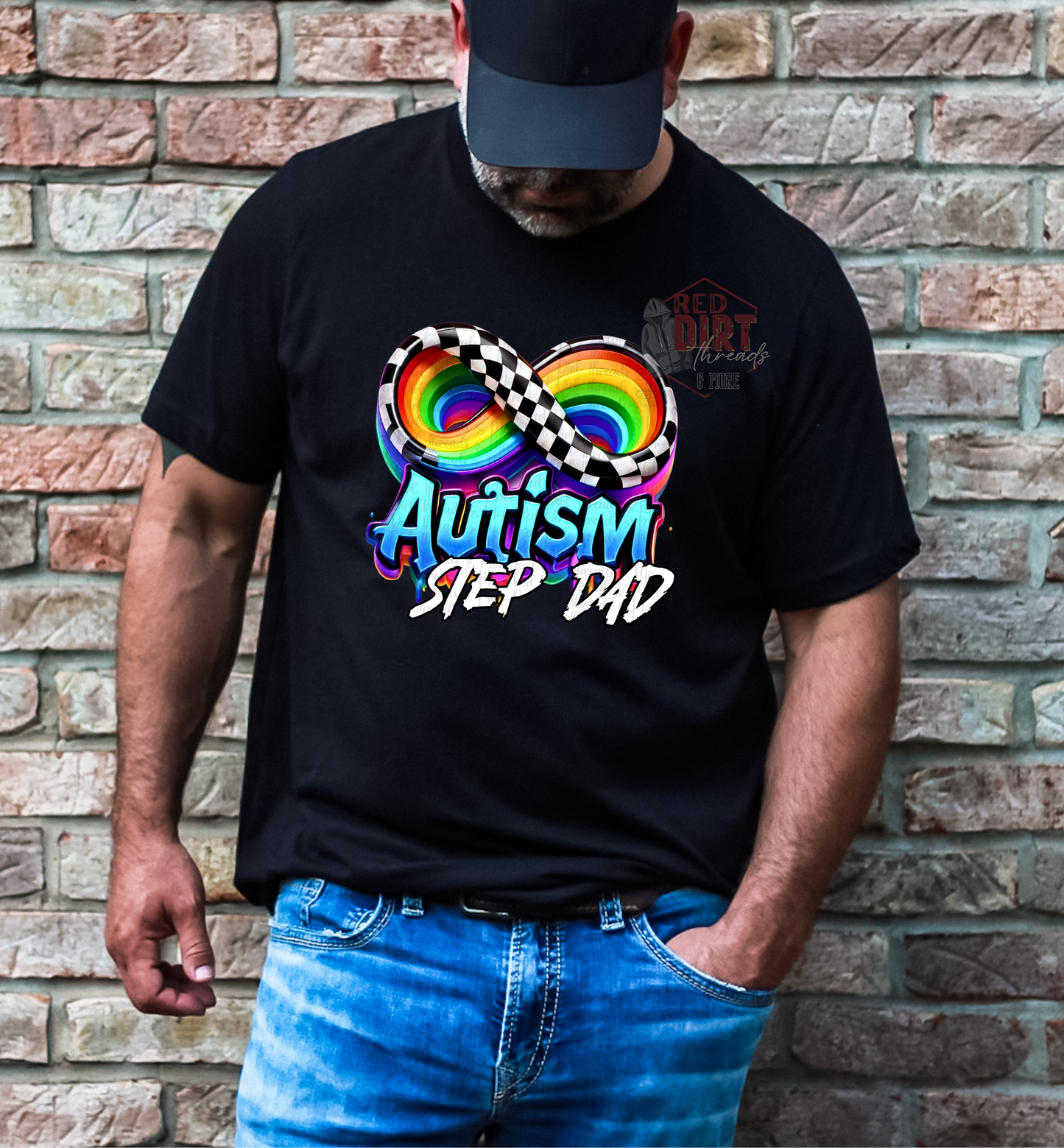 Autism Step-Dad T-Shirt | Trendy Autism Awareness Shirt | Fast Shipping | Super Soft Shirts for Men/Women/Kid's