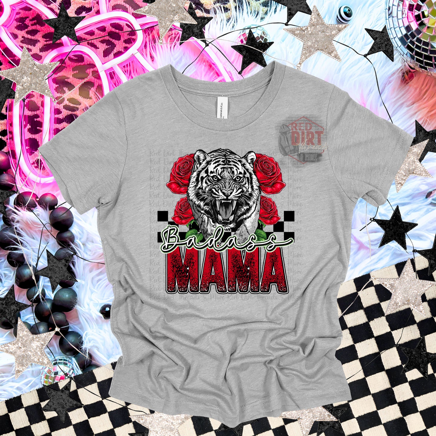 Bad Ass Mama DTF Transfer | Trendy Mom DTF Transfer | High Quality Image Transfers | Ready to Press | Fast Shipping