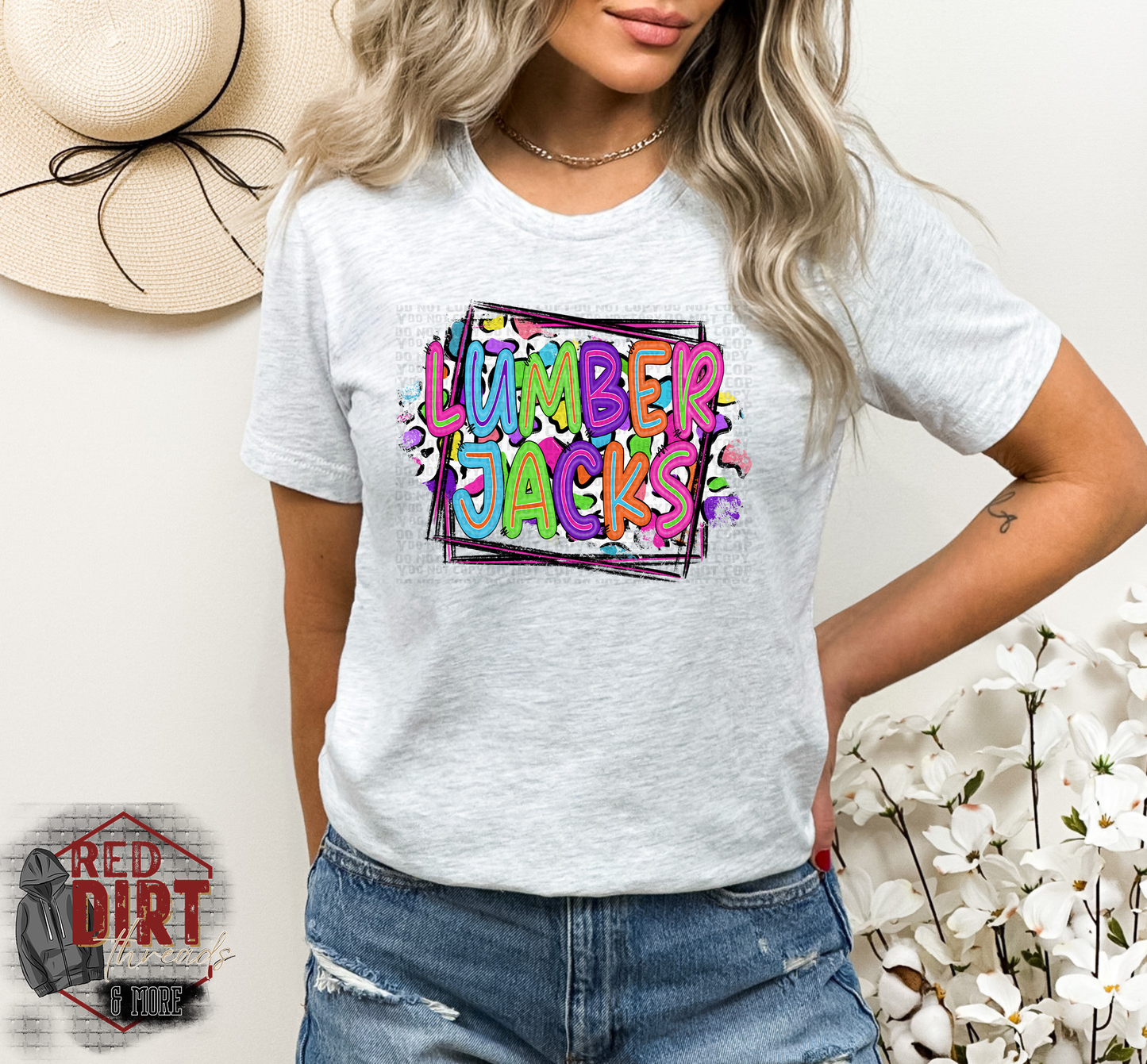 Neon Lumberjacks DTF Transfer | Ready to Press Transfers | School Spirit Transfers | High Quality DTF Transfers | Fast Shipping