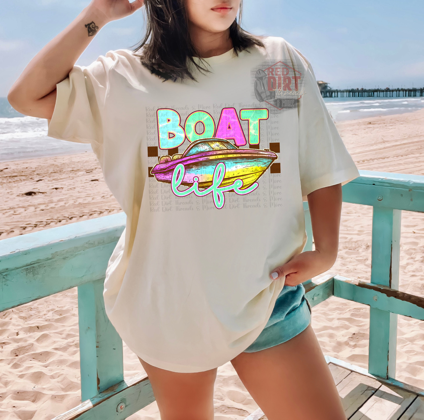 Boat Life DTF Transfer | Trendy Summer DTF Transfer | High Quality Image Transfers | Ready to Press | Fast Shipping