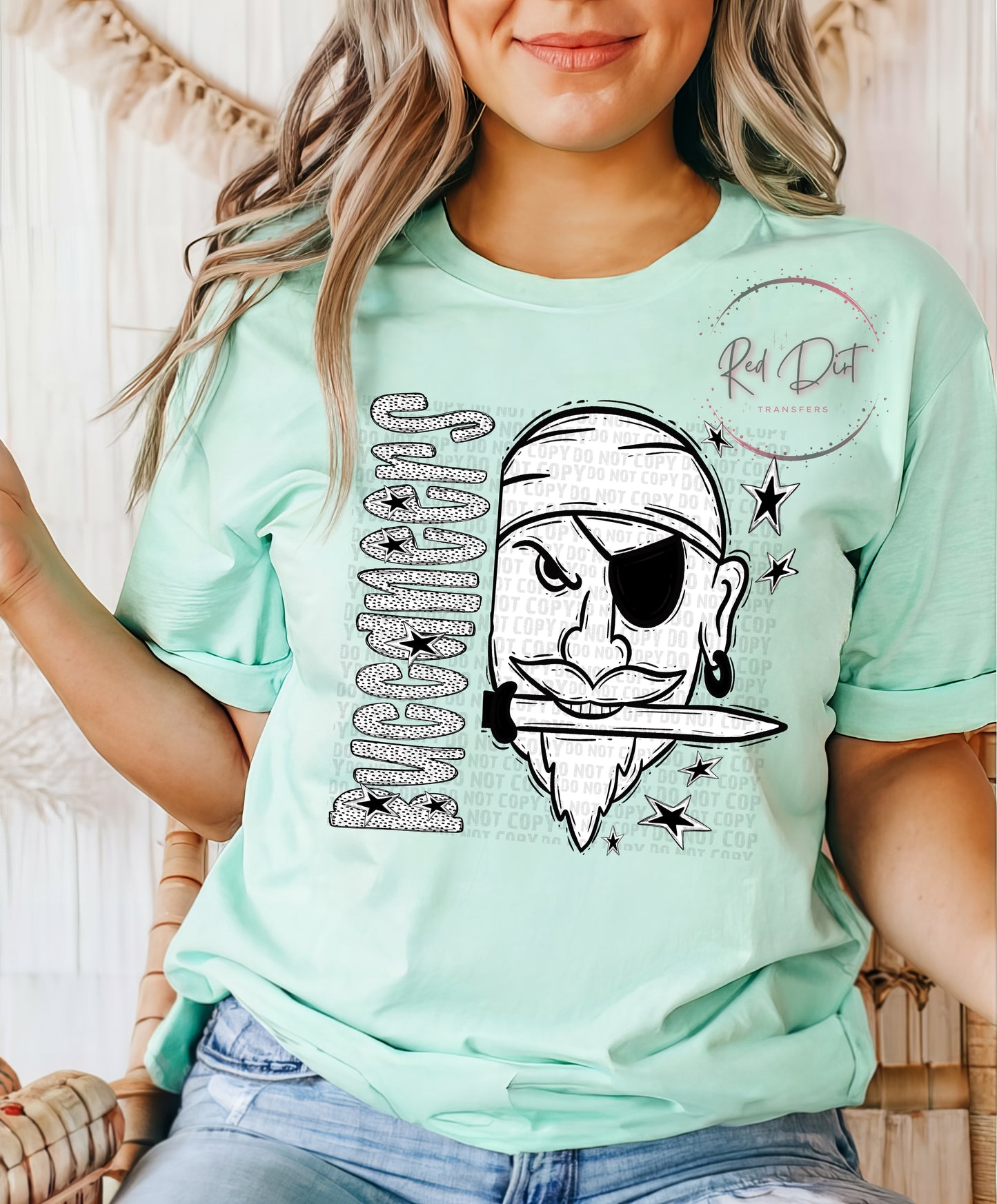 Buccaneers DTF Transfer | Trendy School Spirit DTF Transfer | High Quality Image Transfers | Ready to Press | Instant Peel