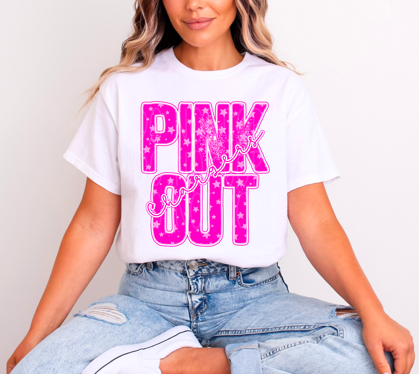 Pink Out Chargers DTF Transfer | Trendy School Spirit DTF Transfer | High Quality Image Transfers | Ready to Press | Instant Peel
