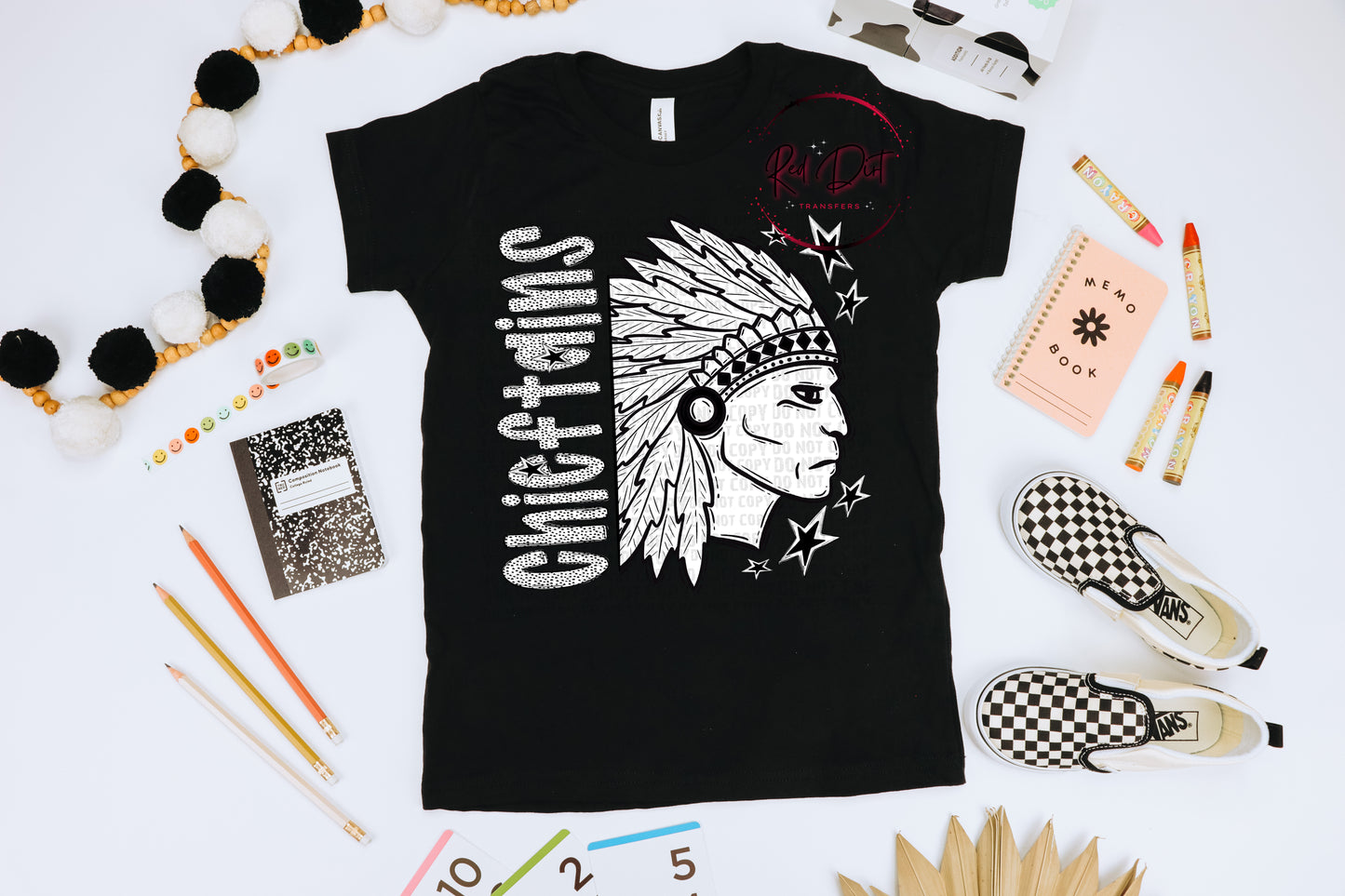 Chieftans DTF Transfer | Trendy School Spirit DTF Transfer | High Quality Image Transfers | Ready to Press | Instant Peel