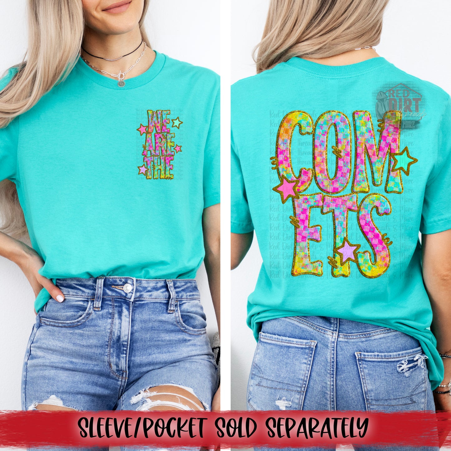 We Are The Comets DTF Transfer | Trendy School Spirit DTF Transfer | High Quality Image Transfers | Ready to Press | Fast Shipping