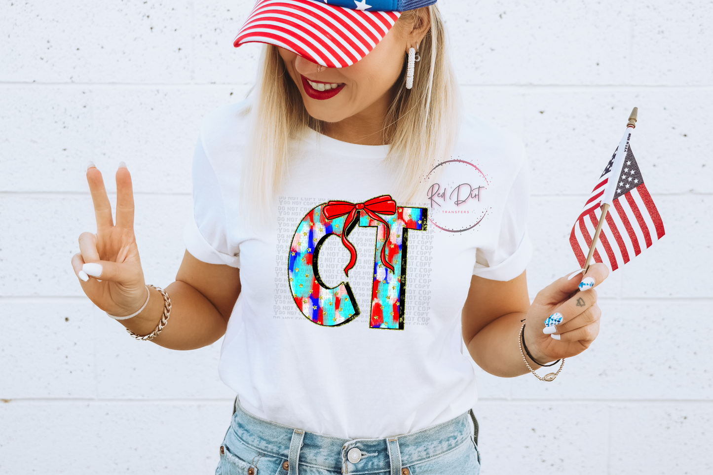 Connecticut DTF Transfer | Trendy Independence Day DTF Transfer | High Quality Image Transfers | Ready to Press | Fast Shipping