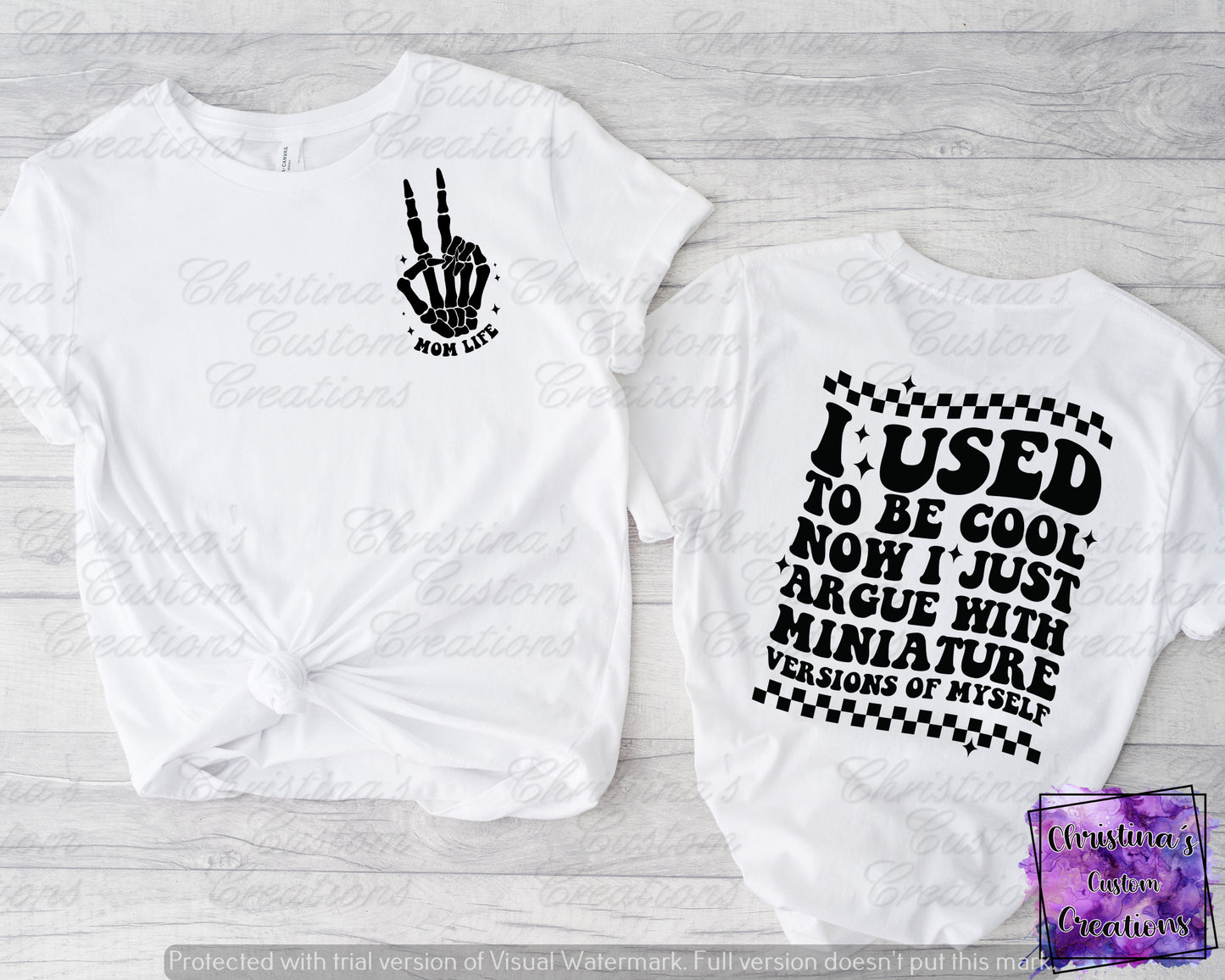 I Used To Be Cool Now I Just Argue With Miniature Versions of Myself T-Shirt | Trendy Mama Shirt | Fast Shipping | Super Soft Shirts for Women | Gift for Mom