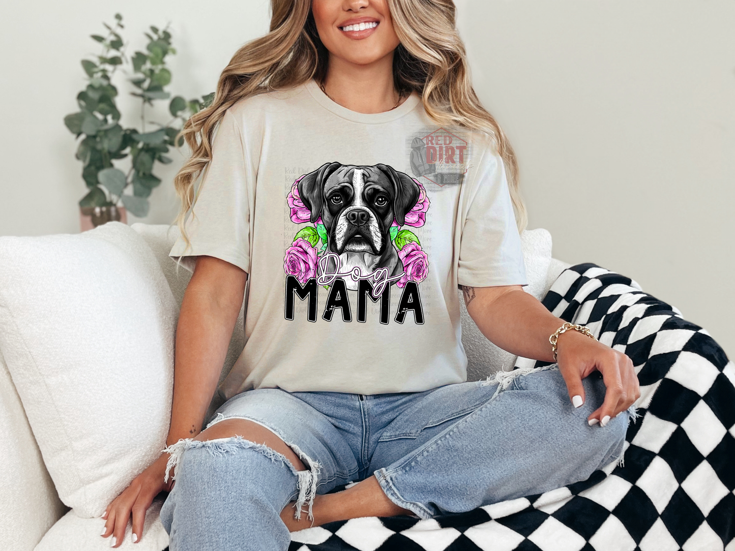 Dog Mama DTF Transfer | Trendy Animal Lovers DTF Transfer | High Quality Image Transfers | Ready to Press | Fast Shipping