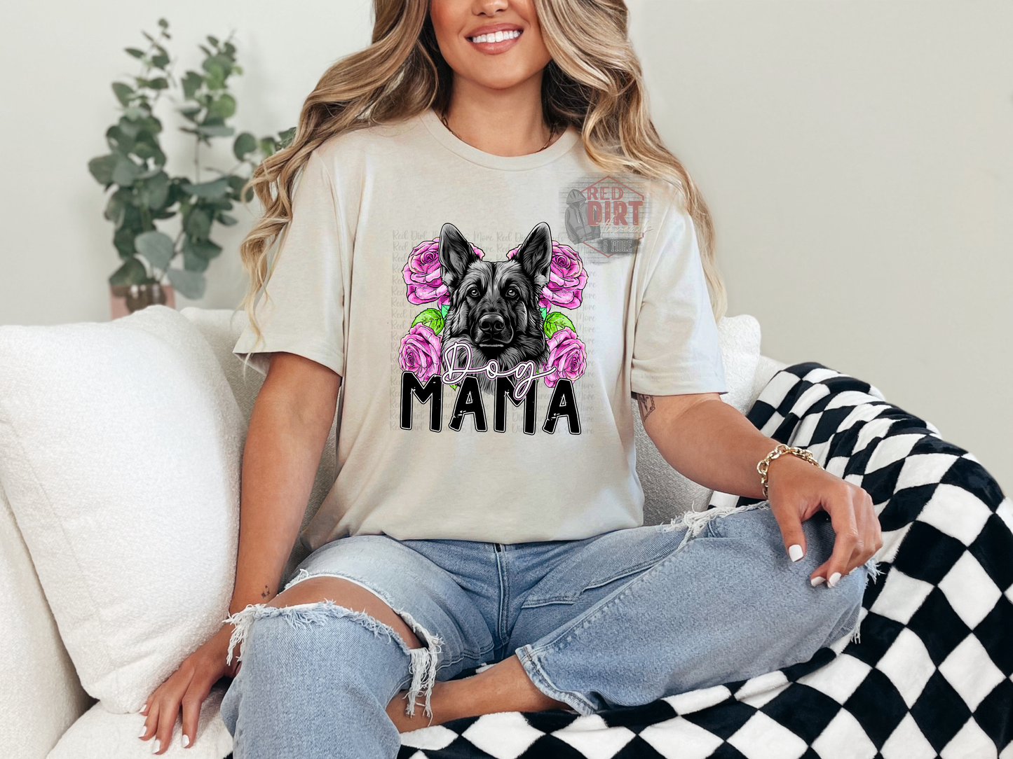 Dog Mama T-Shirt | Trendy Animal Lover Shirt | Fast Shipping | Super Soft Shirts for Men/Women/Kid's