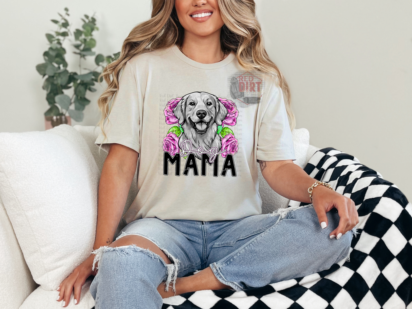Dog Mama T-Shirt | Trendy Animal Lover Shirt | Fast Shipping | Super Soft Shirts for Men/Women/Kid's