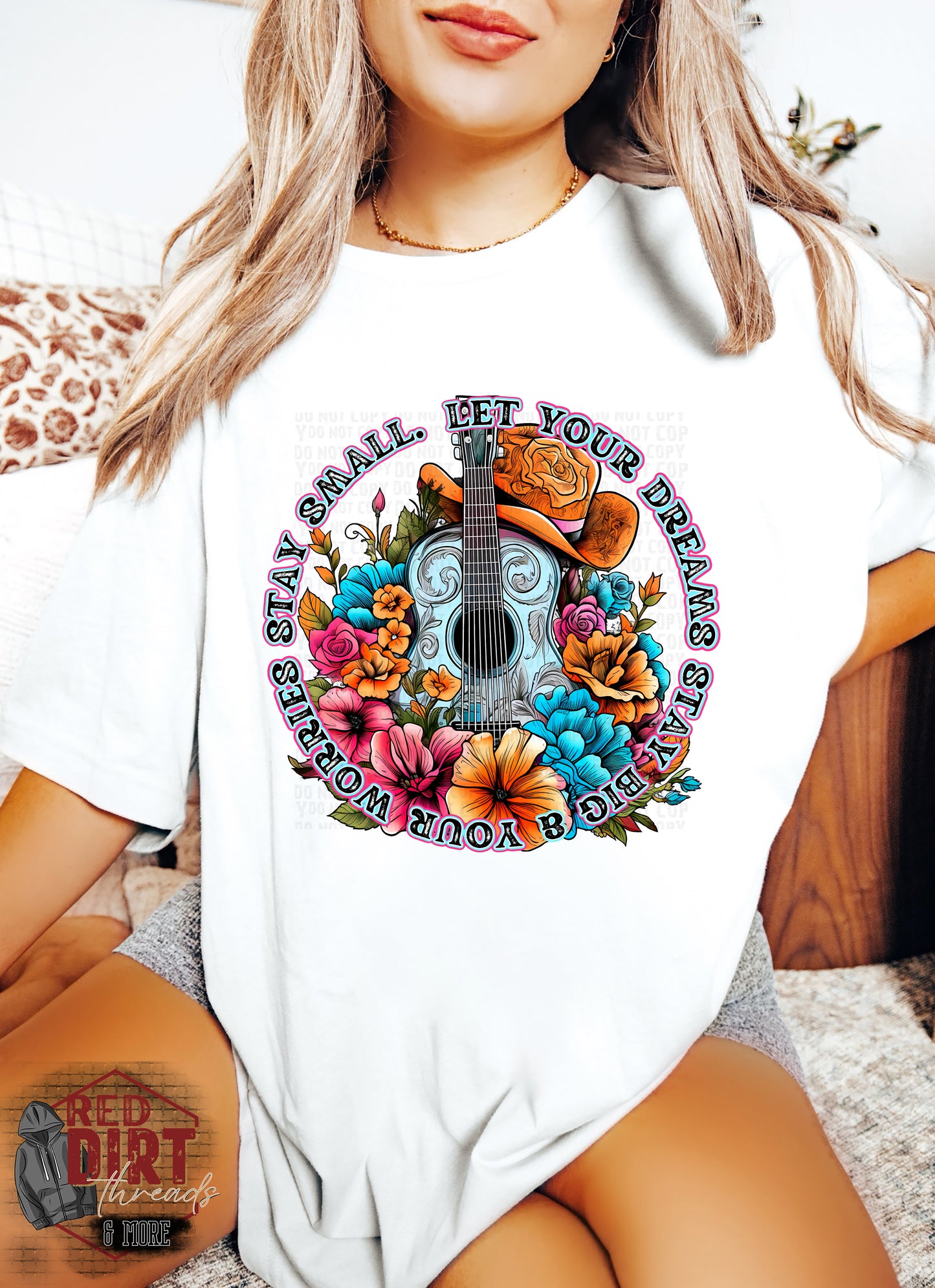 Let Your Dreams Stay Big DTF Transfer | Trendy DTF Transfer | Ready to Press | High Quality DTF Transfers | Fast Shipping