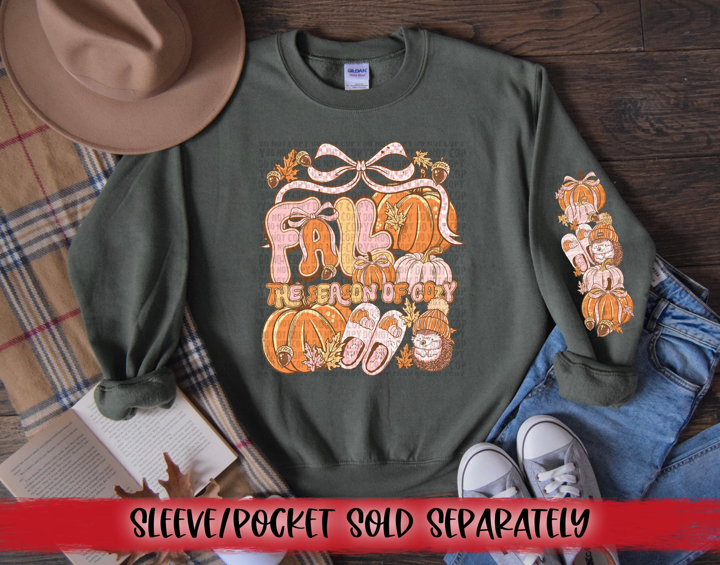 The Season of Cozy DTF Transfer | Trendy Fall DTF Transfer | High Quality Image Transfers | Ready to Press | Instant Peel