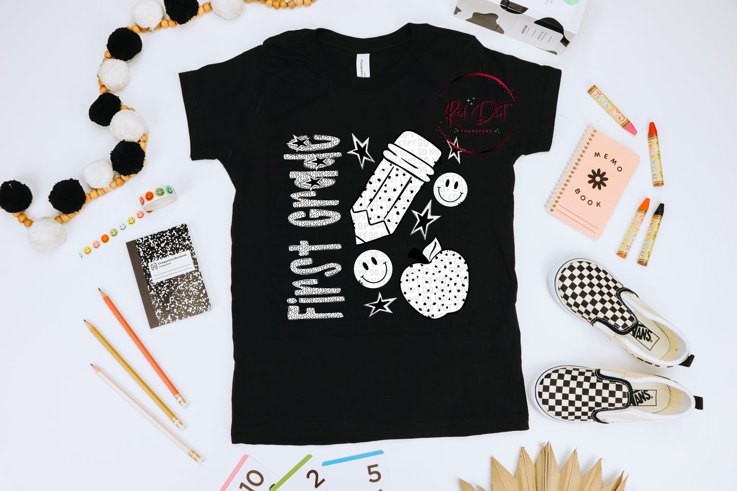 First Grade Dots T-Shirt | Trendy School Shirt | Fast Shipping | Super Soft Shirts for Men/Women/Kid's