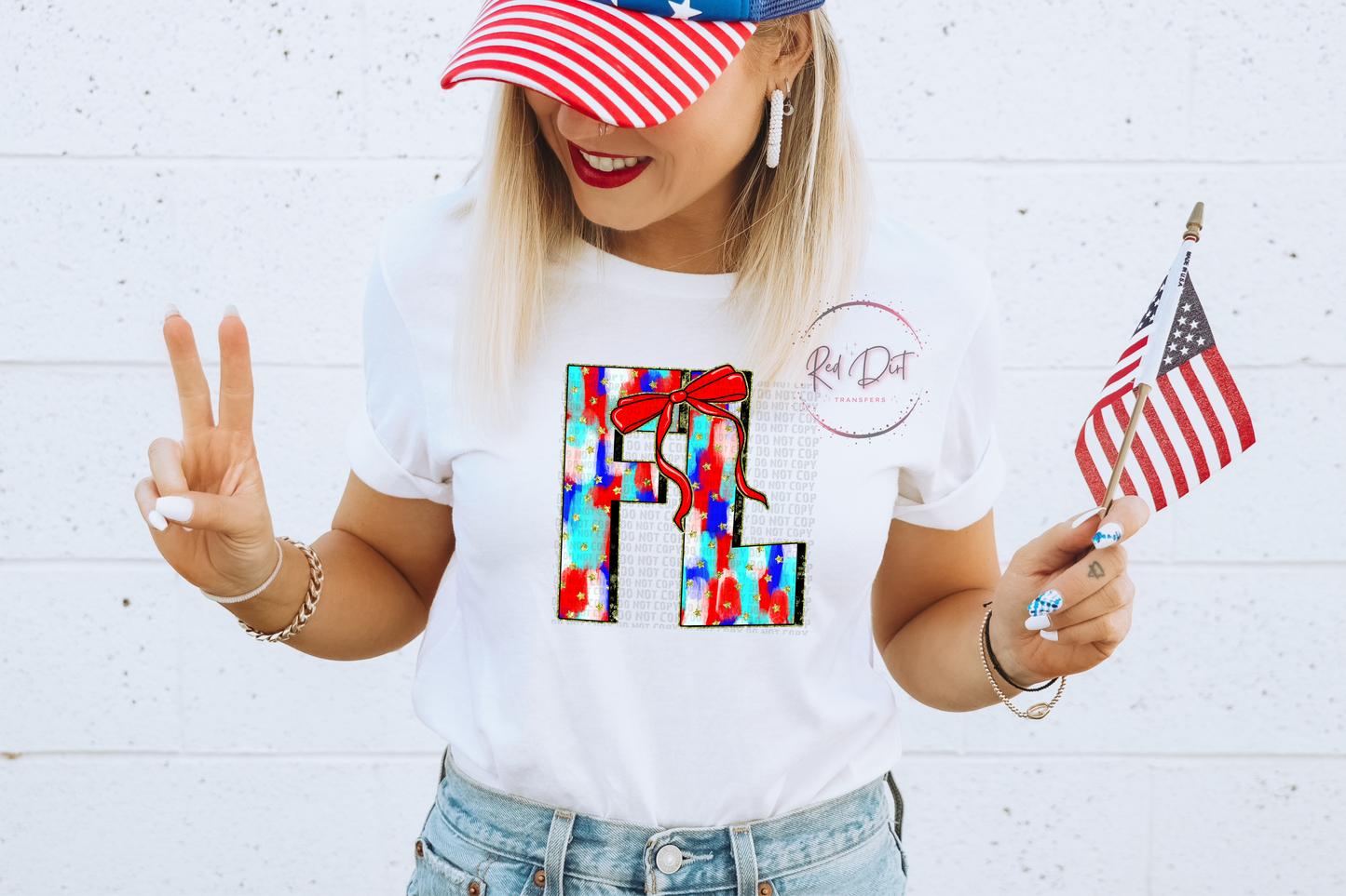 Florida DTF Transfer | Trendy Independence Day DTF Transfer | High Quality Image Transfers | Ready to Press | Fast Shipping