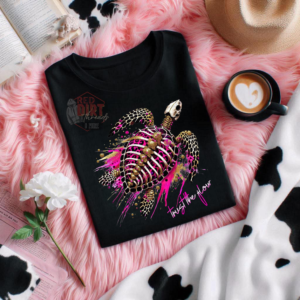 Trust The Flow DTF Transfer | Trendy Summer DTF Transfer | High Quality Image Transfers | Ready to Press | Fast Shipping