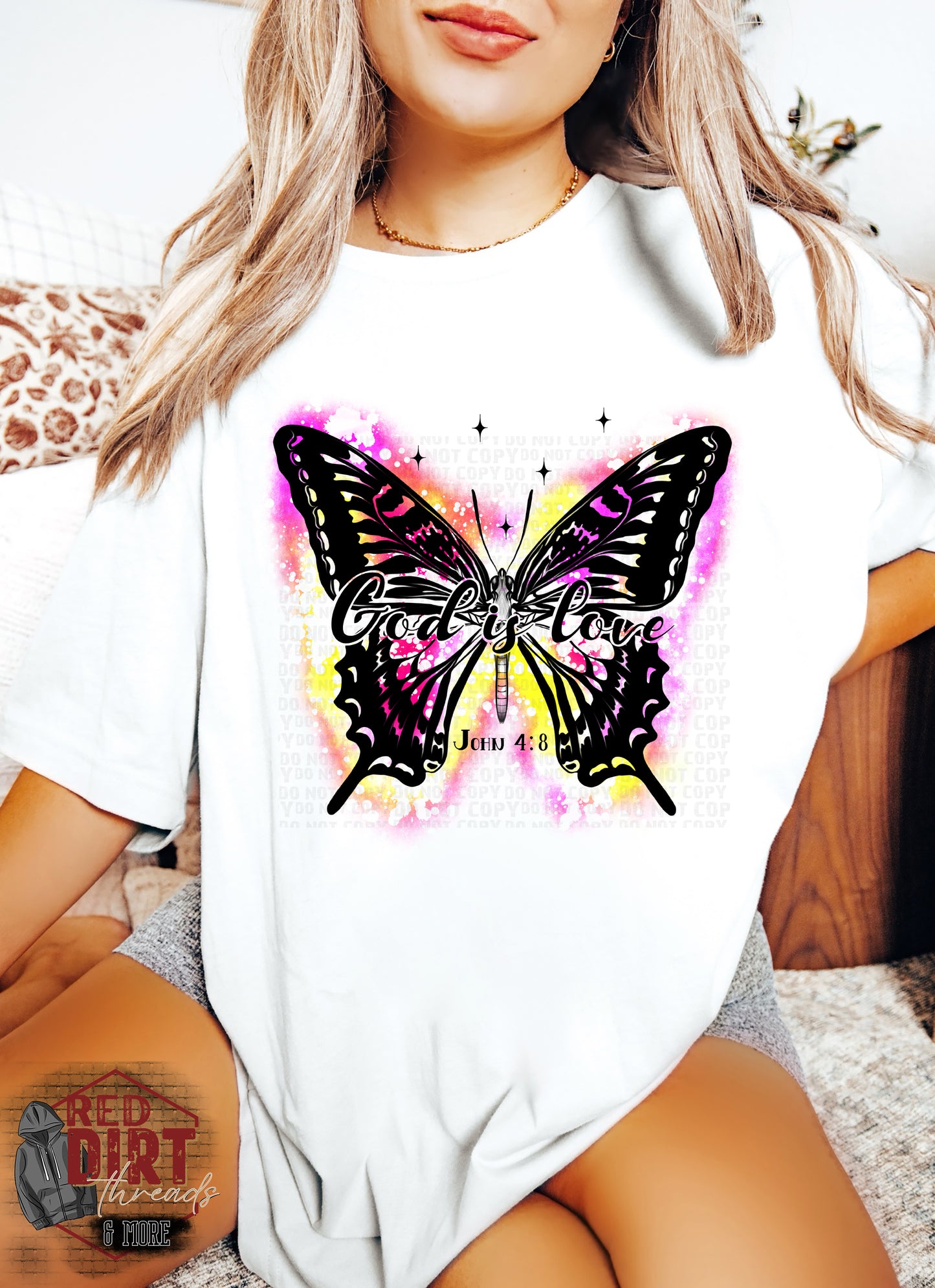 God is Love DTF Transfer |Trendy Christian DTF Transfer | Ready to Press | High Quality DTF Transfers | Fast Shipping