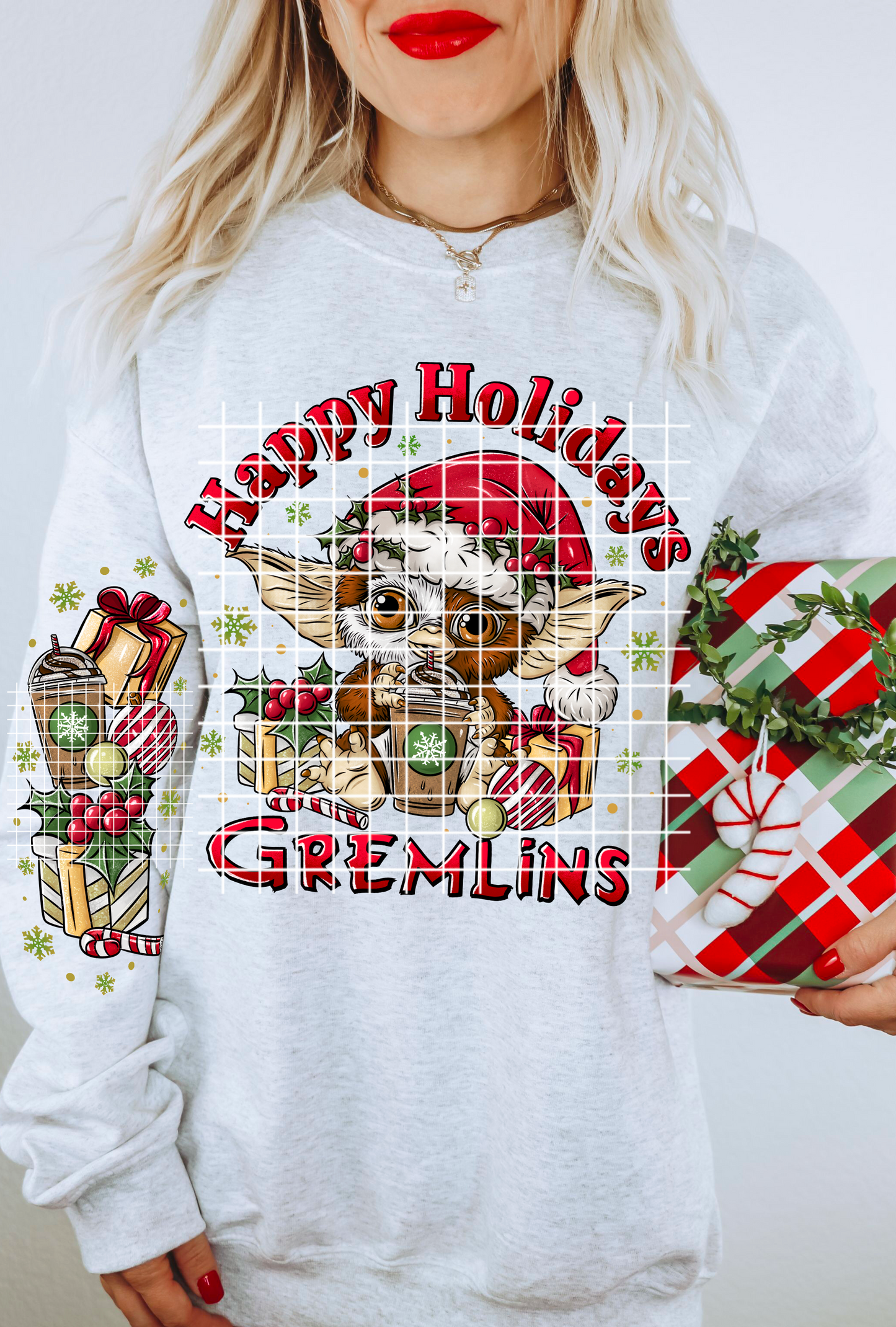 Happy Holidays DTF Transfer | Trendy Christmas DTF Transfer | High Quality Image Transfers | Ready to Press | Fast Shipping