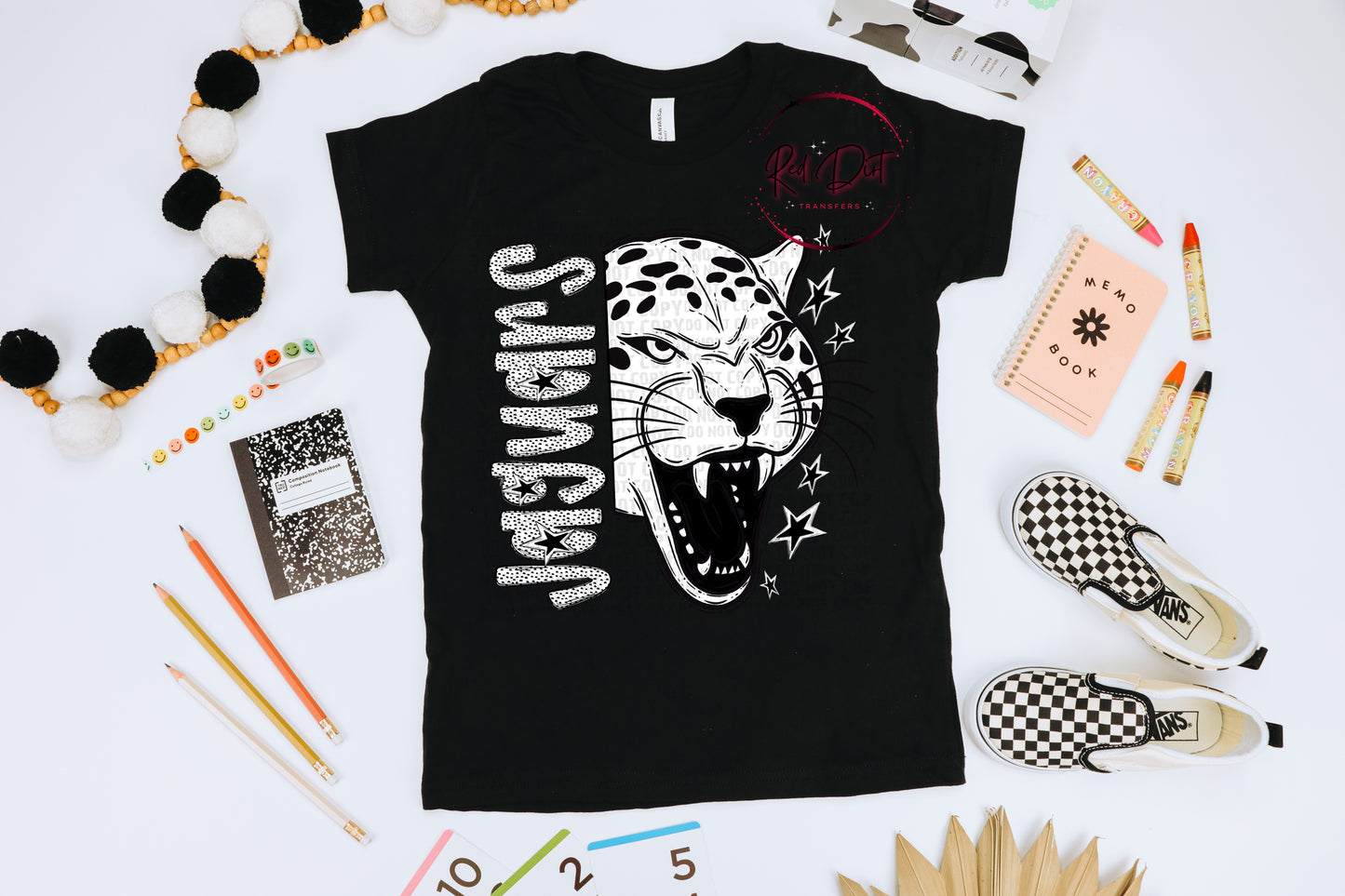 Jaguars DTF Transfer | Trendy School Spirit DTF Transfer | High Quality Image Transfers | Ready to Press | Instant Peel