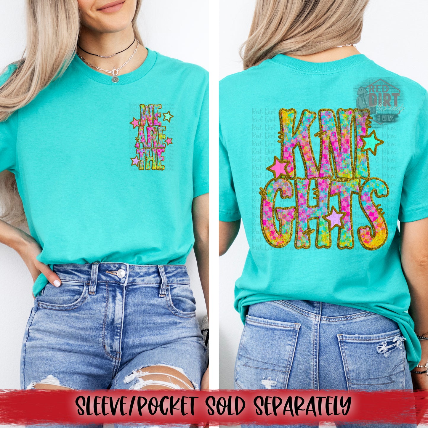 We Are The Knights DTF Transfer | Trendy School Spirit DTF Transfer | High Quality Image Transfers | Ready to Press | Fast Shipping