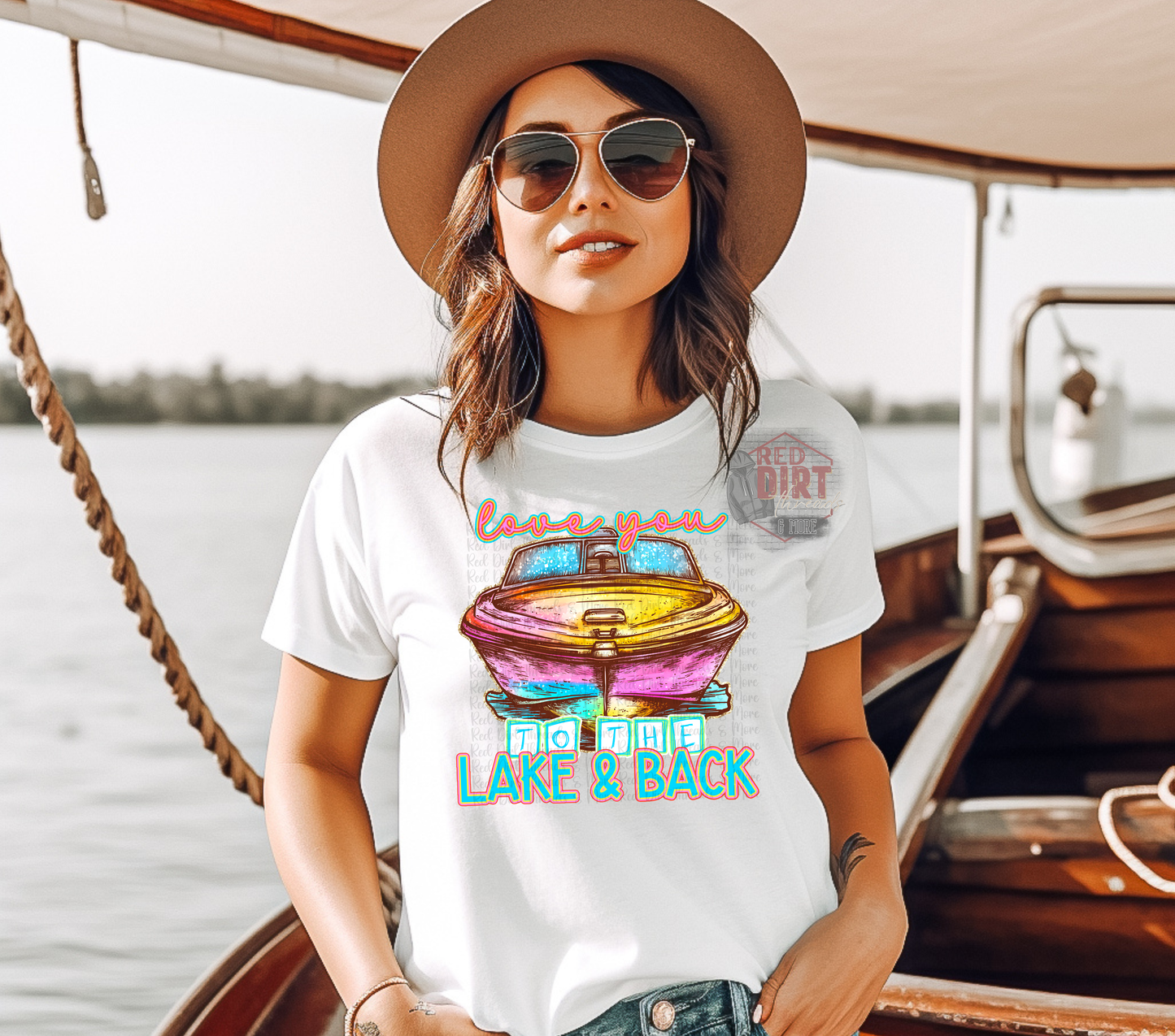 Love You To The Lake And Back DTF Transfer | Trendy Summer DTF Transfer | High Quality Image Transfers | Ready to Press | Fast Shipping